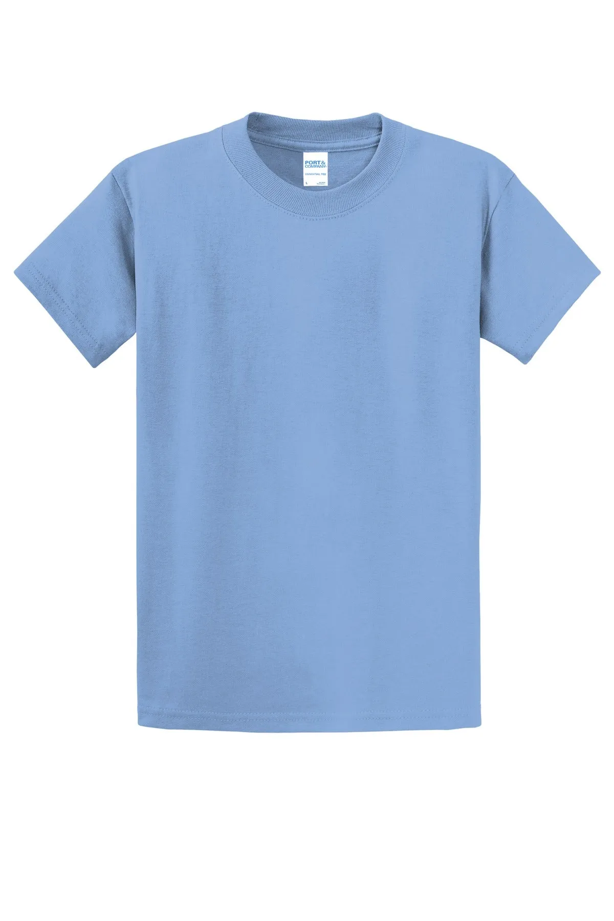 Port & Company Tall Essential Tee.  PC61T Light Blue Tall