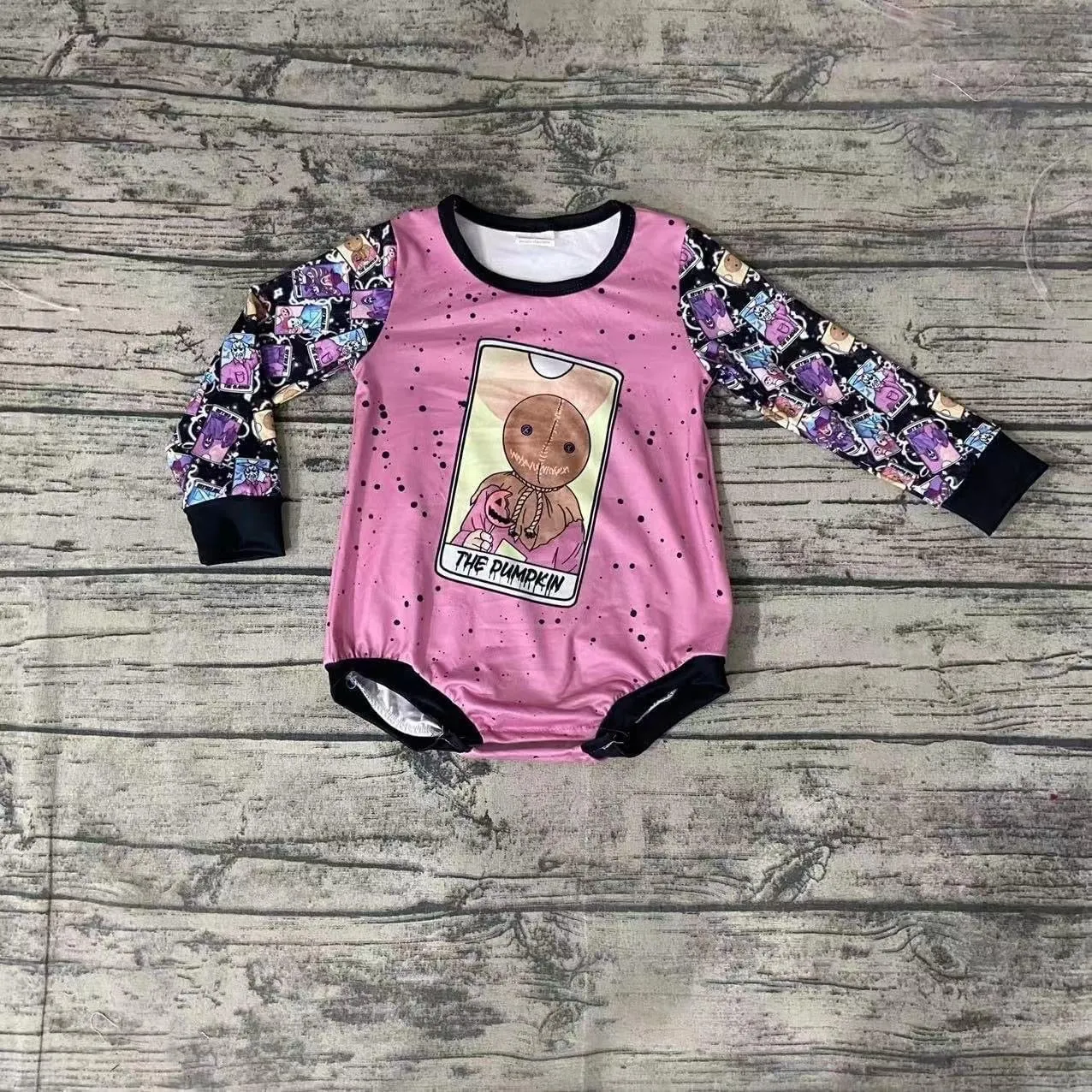 PRE ORDER FALL ROMPER - THE PUMPKIN 3-4 WEEK TAT