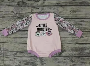 PRE ORDER LITTLE MONSTER ROMPER - THE STALKER 3-4 WEEK TAT