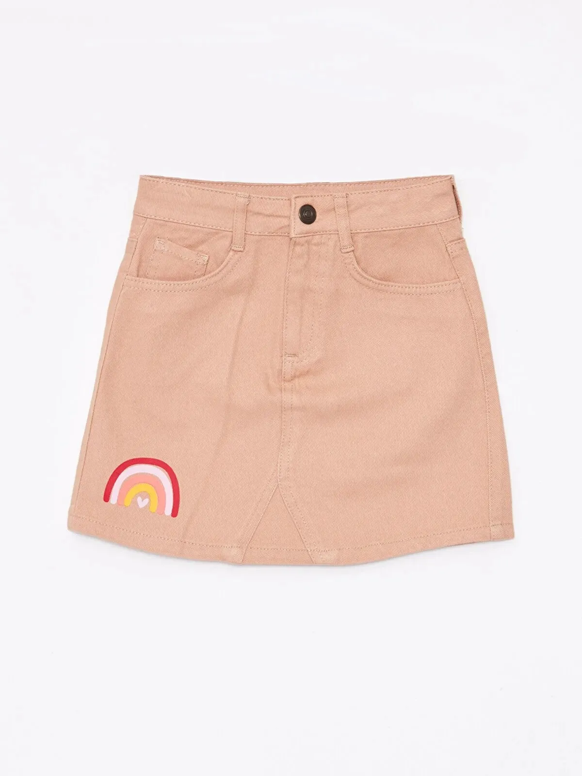 Printed Cotton Girls Skirt