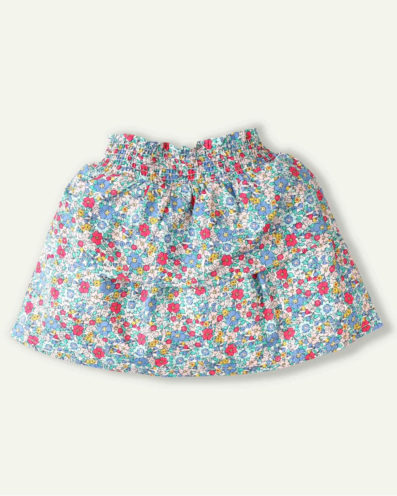 Printed Floral Skirt