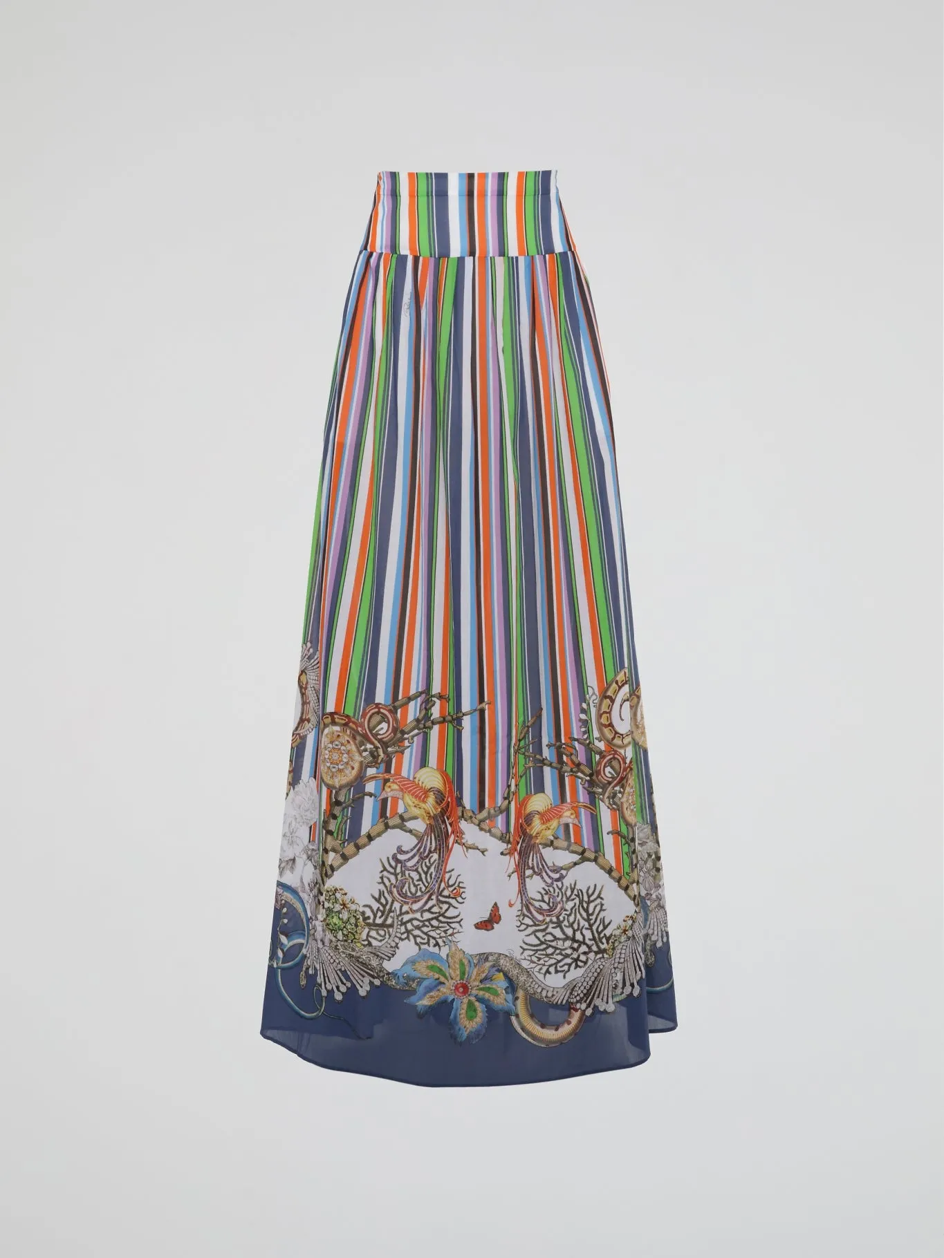 Printed Maxi Skirt