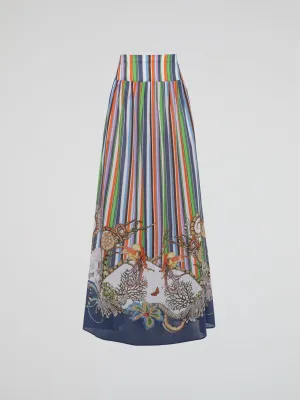 Printed Maxi Skirt