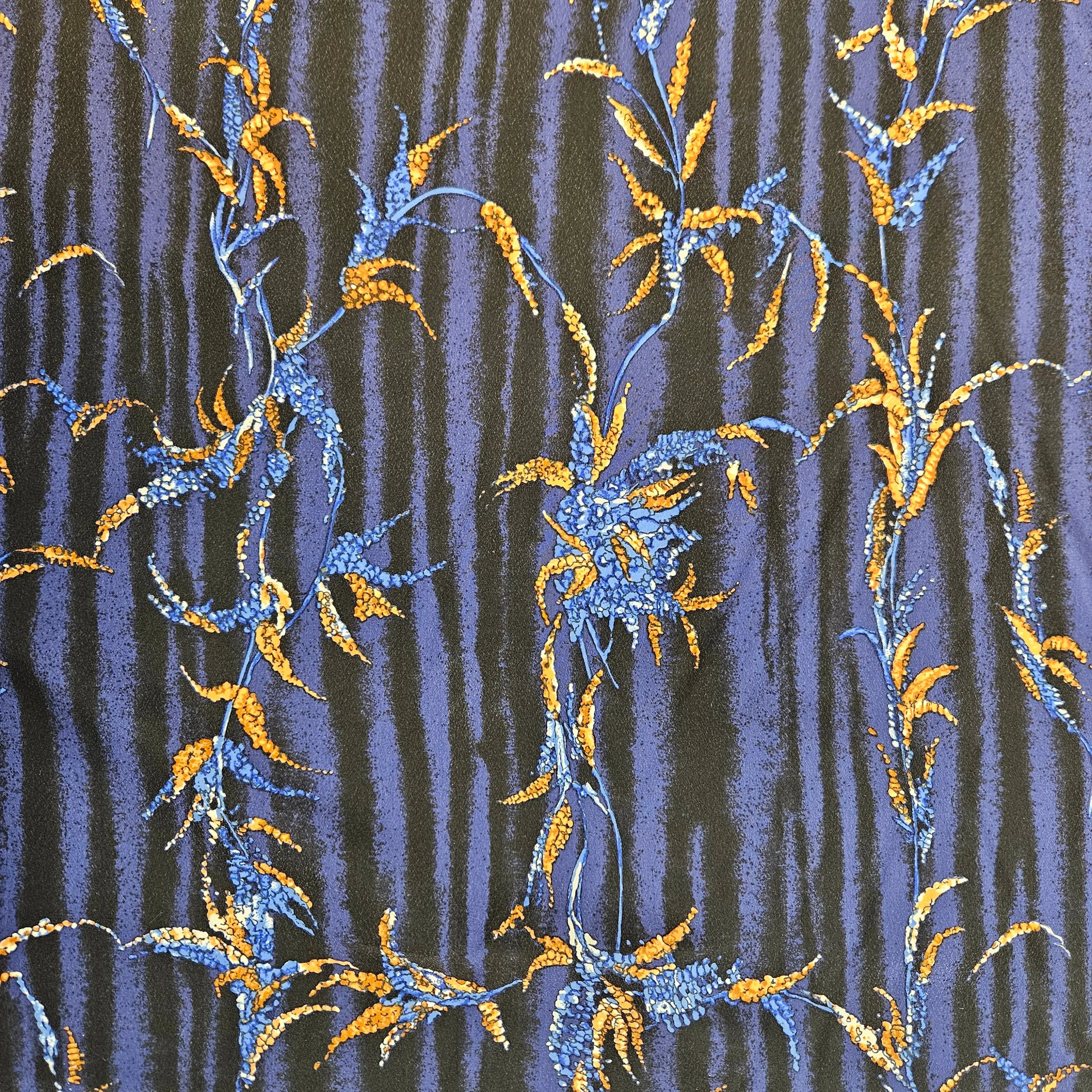 Printed Stems Silk