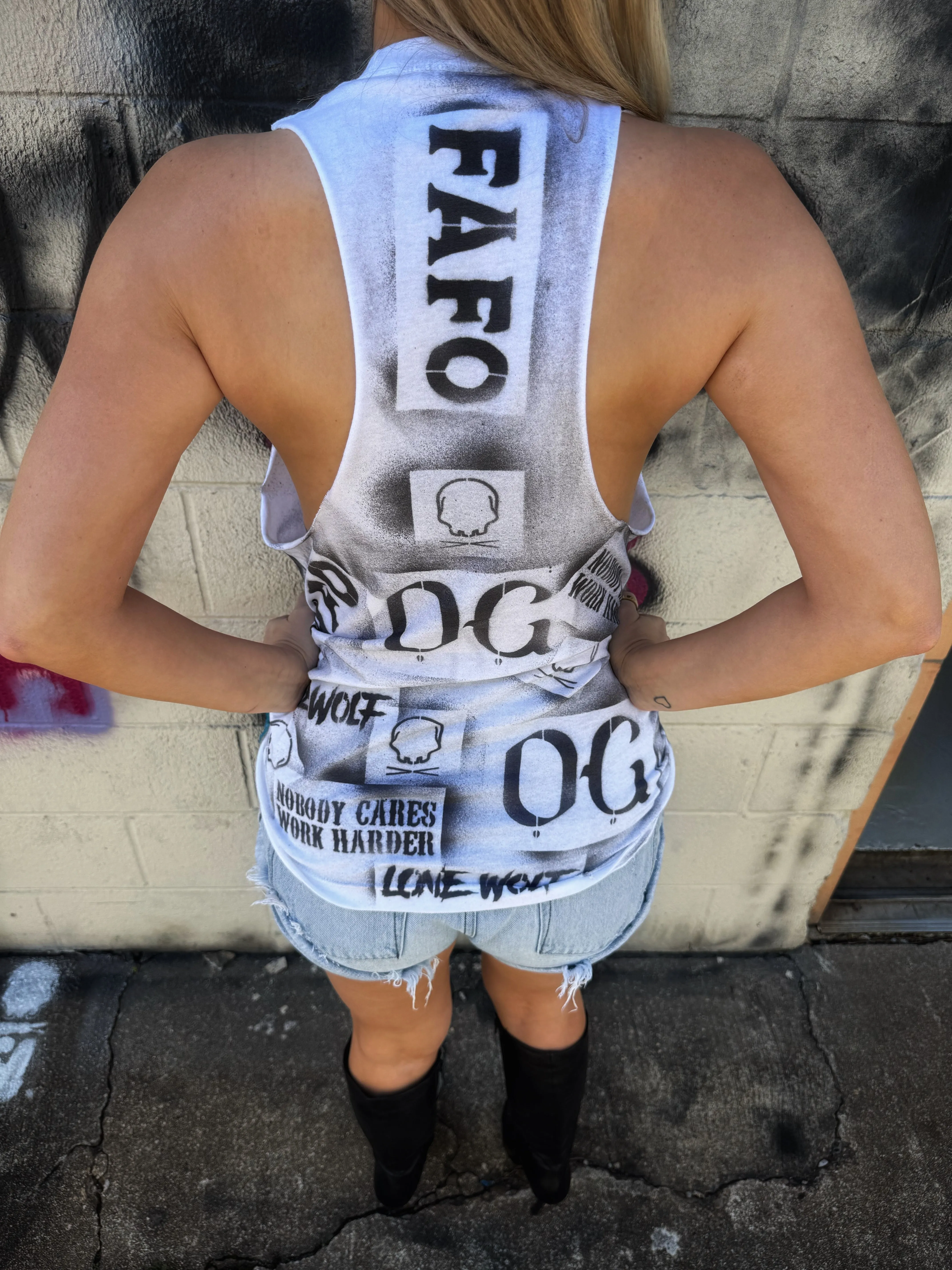 PUNK DESIGN BLAST WHITE STRINGER