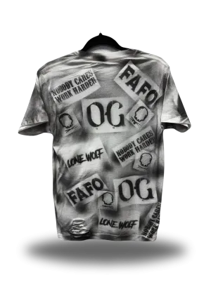 PUNK DESIGN BLAST WHITE TEE