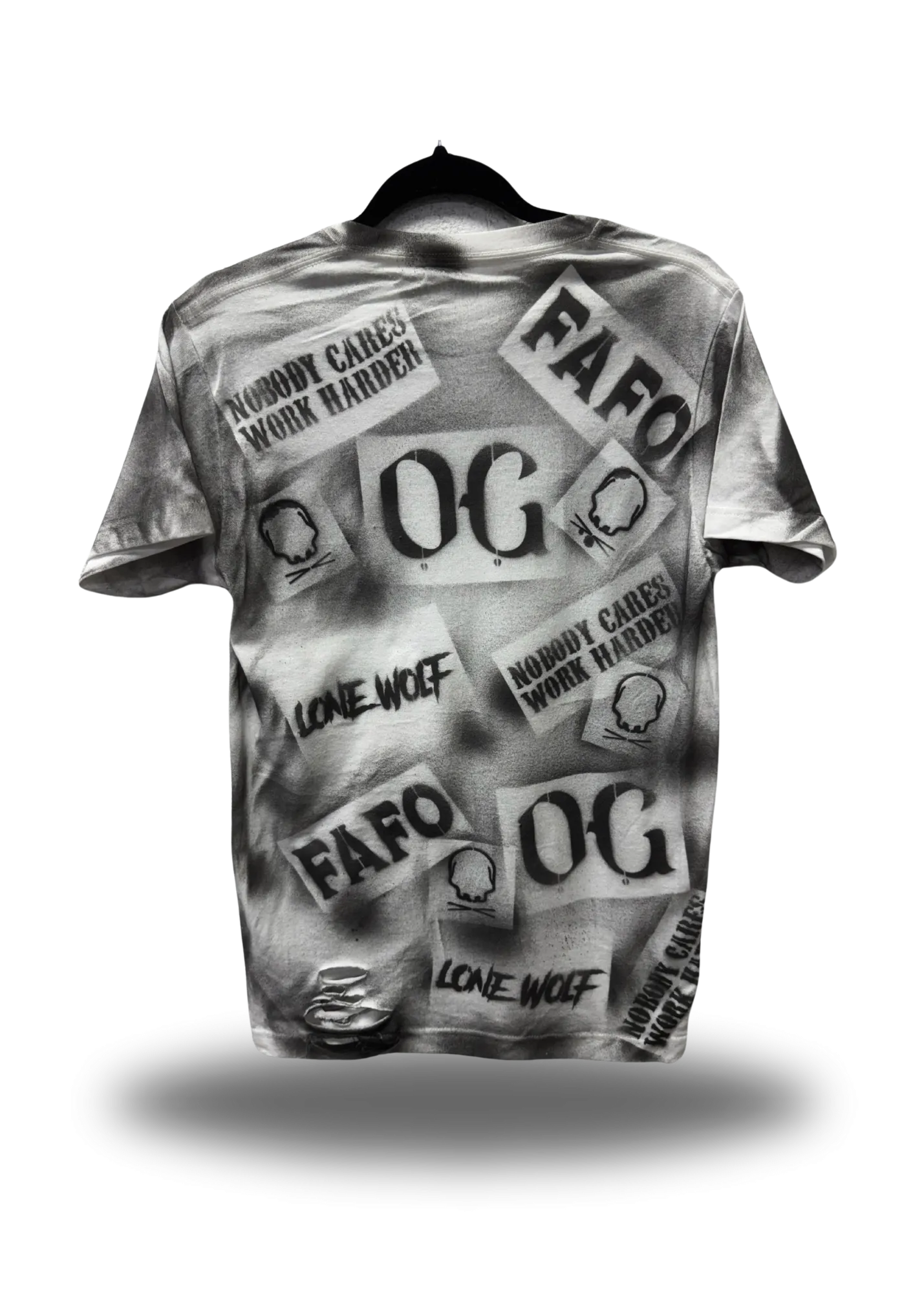 PUNK DESIGN BLAST WHITE TEE