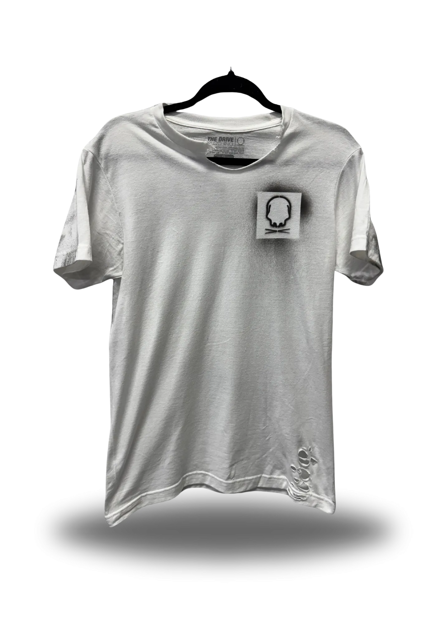 PUNK DESIGN BLAST WHITE TEE