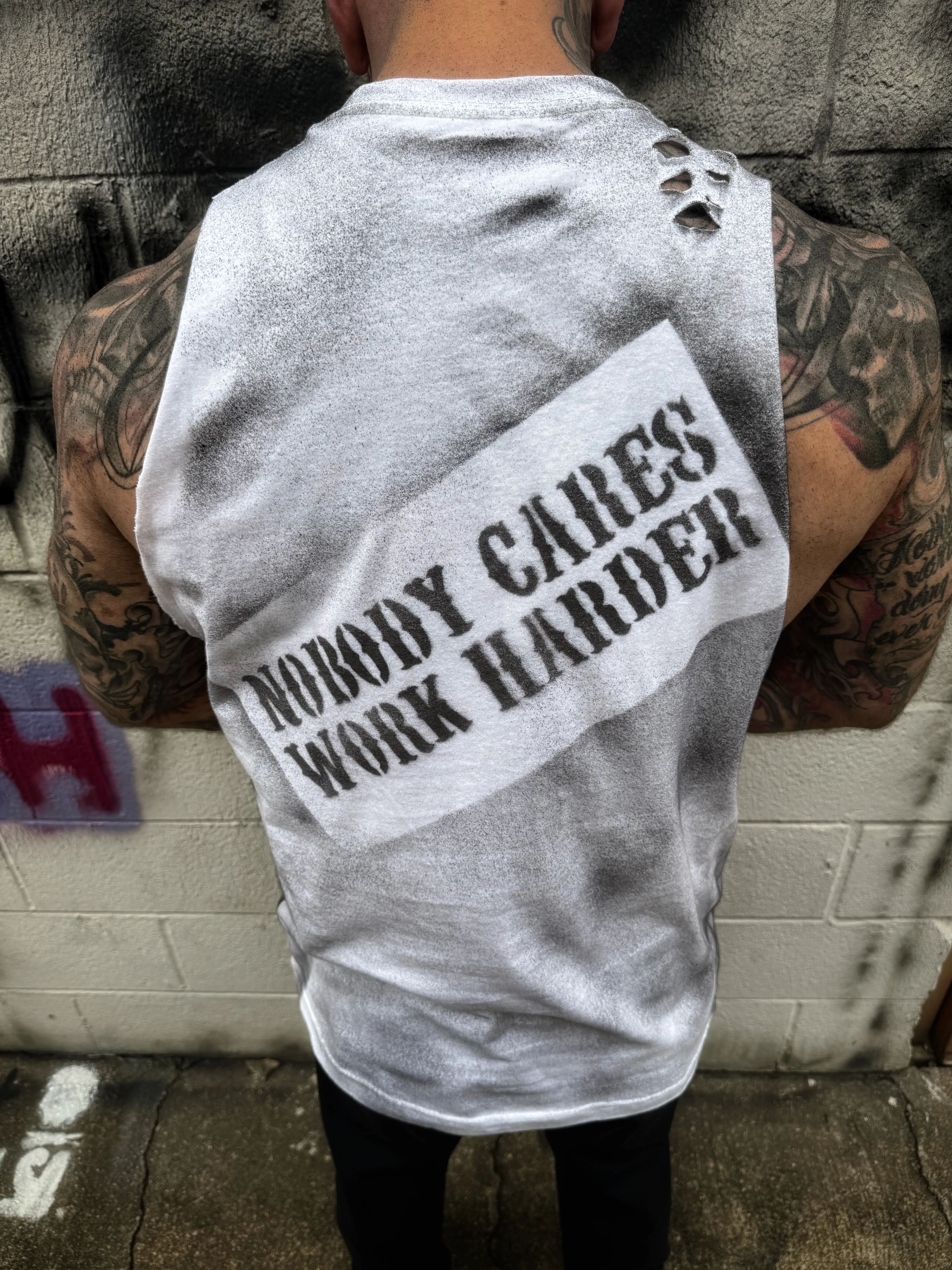 PUNK NOBODY CARES TANK TOP