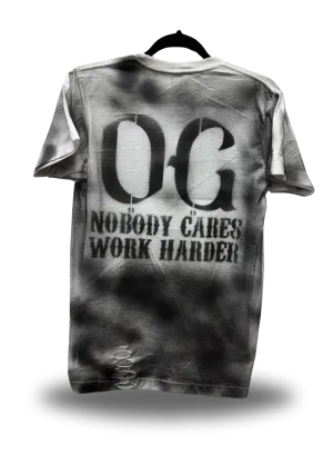 PUNK OG NOBODY CARES ROAD RASH WHITE TEE