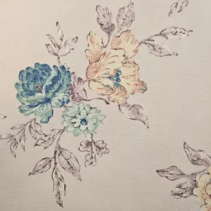 Purple Floral Linen