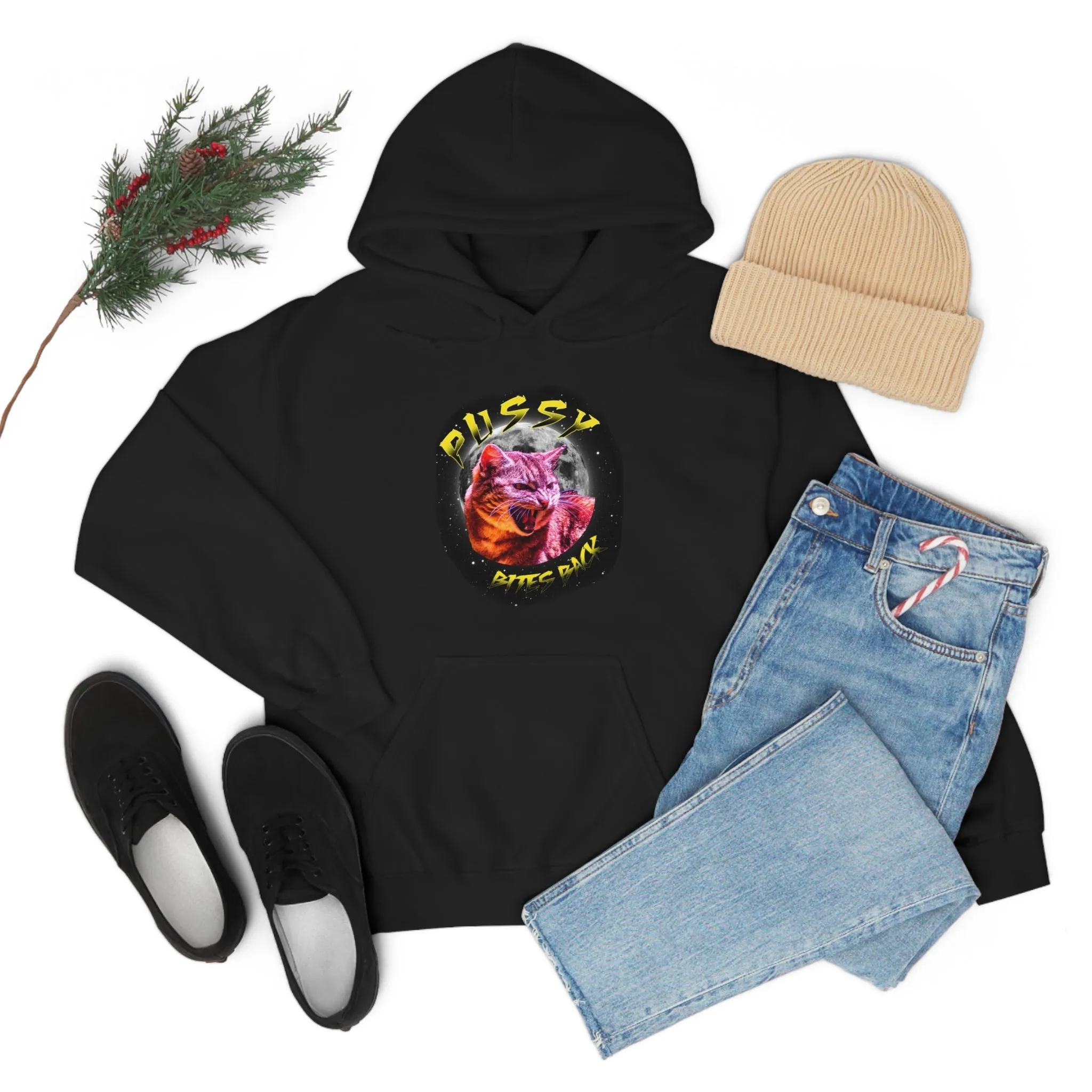 Pussy Bites Back Unisex Heavy Blend™ Hooded Sweatshirt (S-5XL)