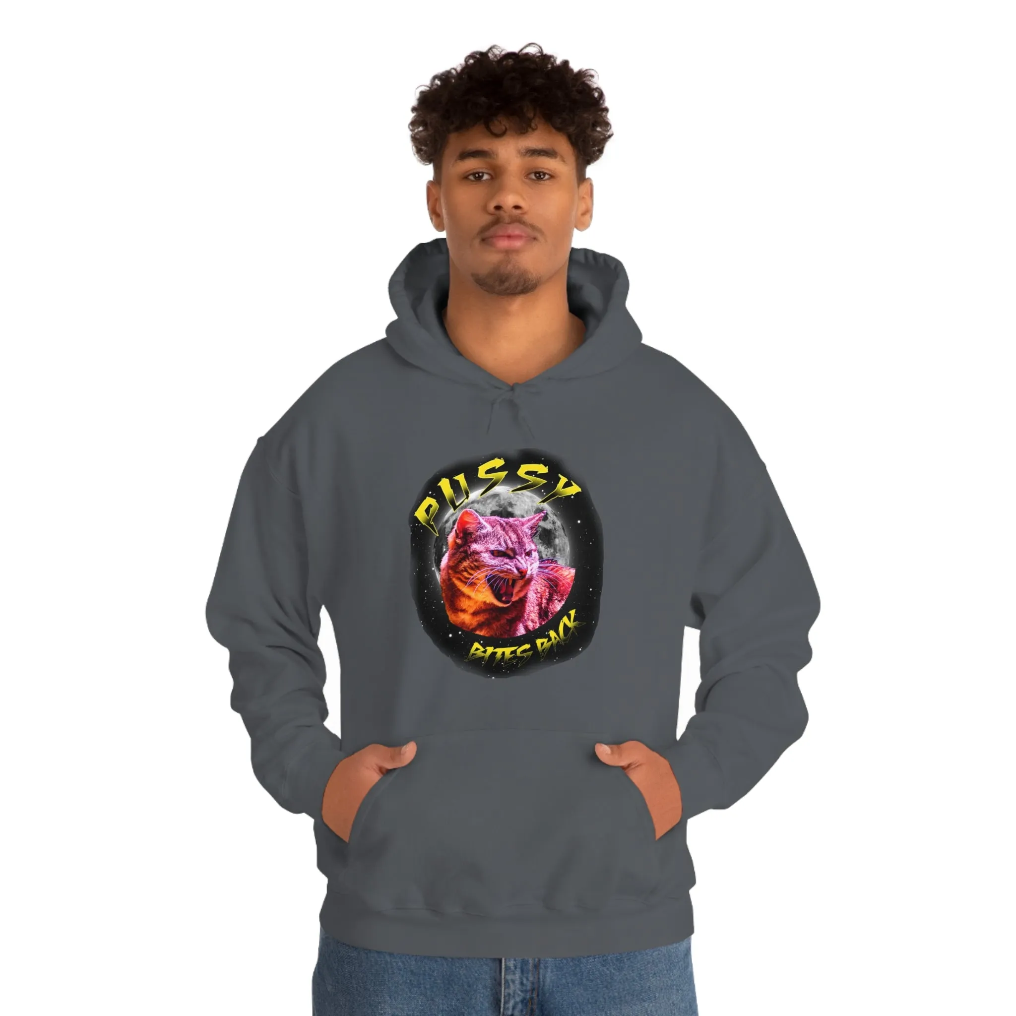Pussy Bites Back Unisex Heavy Blend™ Hooded Sweatshirt (S-5XL)