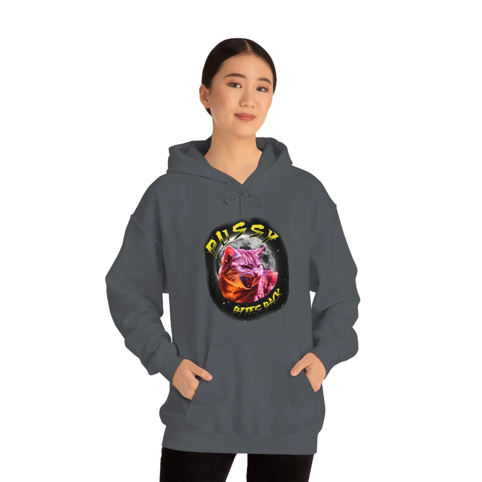 Pussy Bites Back Unisex Heavy Blend™ Hooded Sweatshirt (S-5XL)