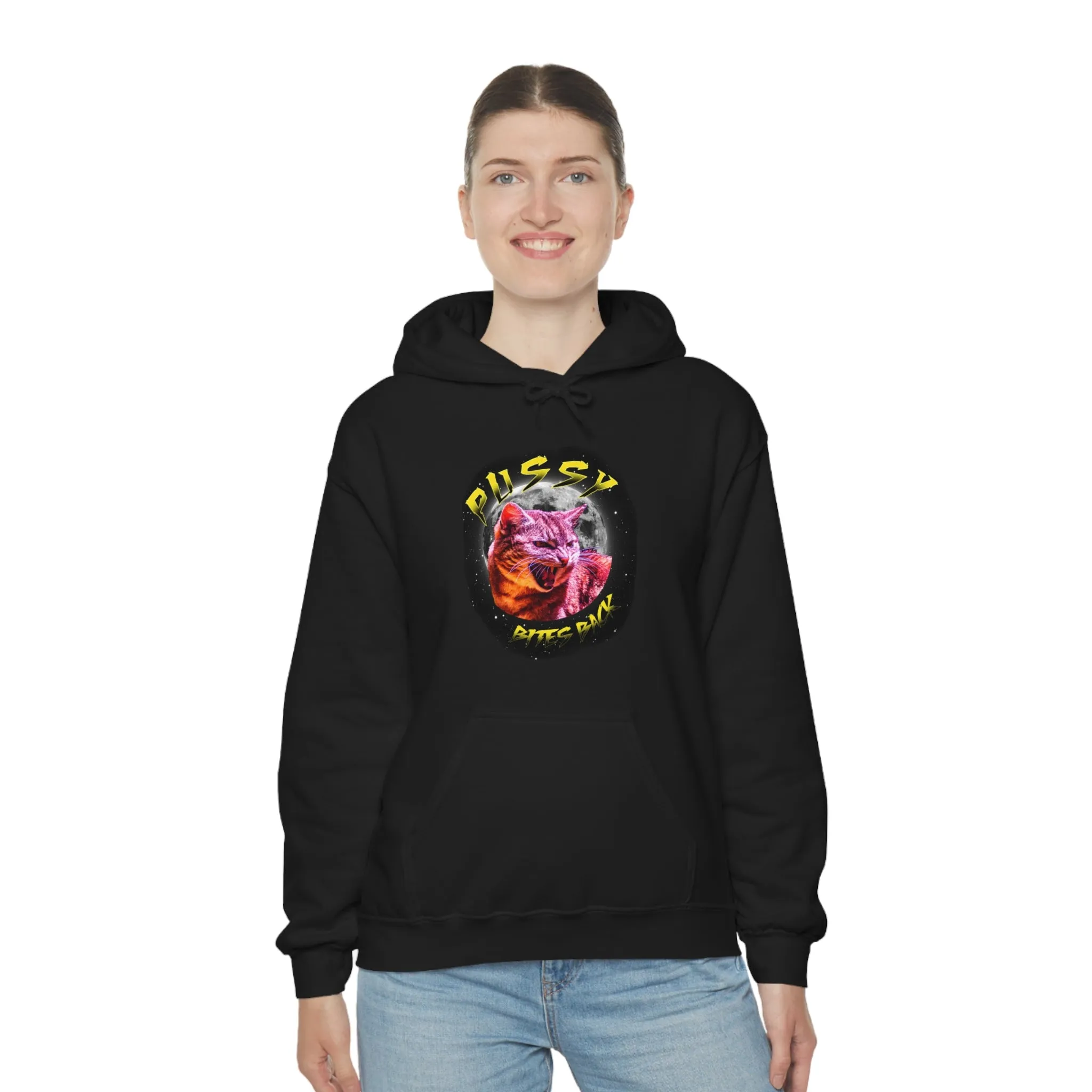 Pussy Bites Back Unisex Heavy Blend™ Hooded Sweatshirt (S-5XL)