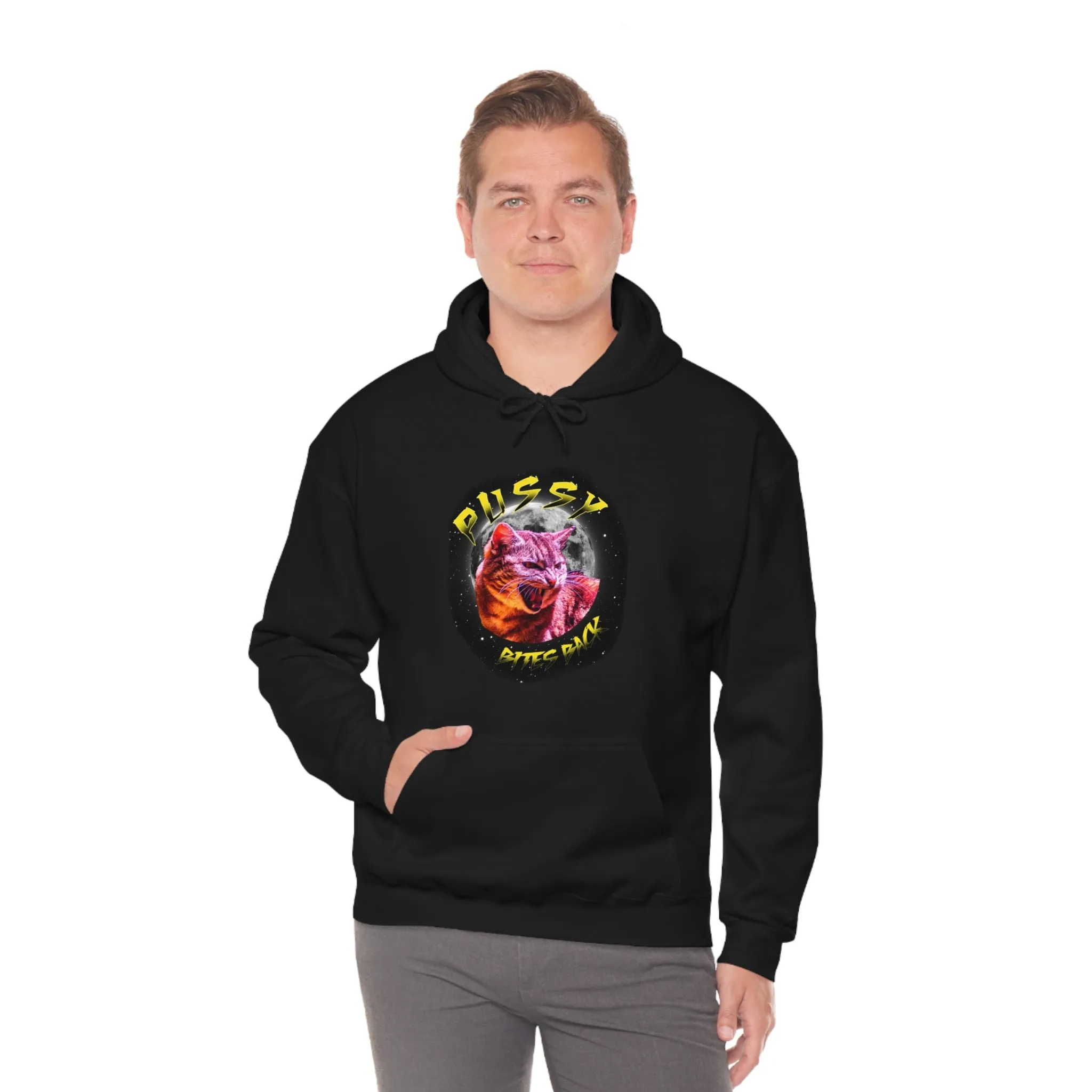 Pussy Bites Back Unisex Heavy Blend™ Hooded Sweatshirt (S-5XL)