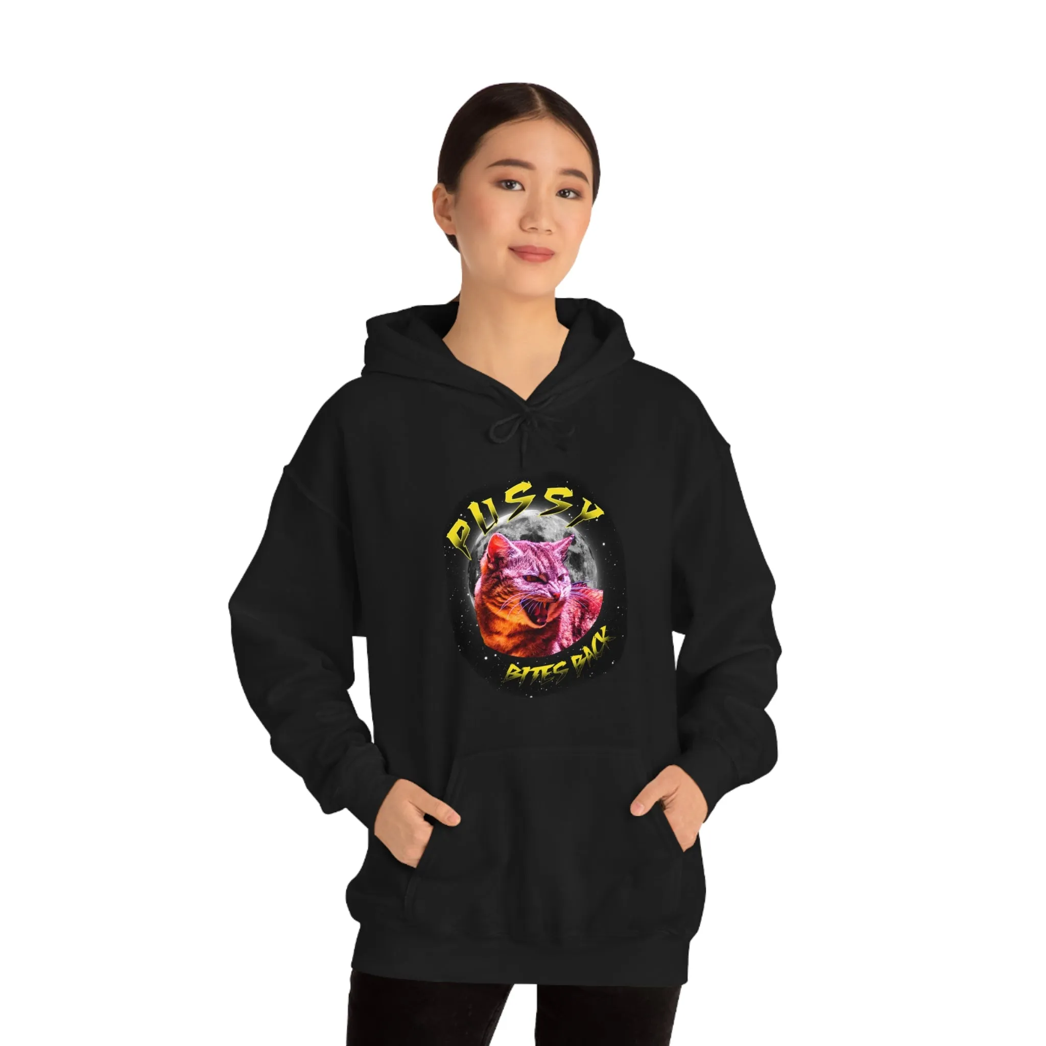 Pussy Bites Back Unisex Heavy Blend™ Hooded Sweatshirt (S-5XL)
