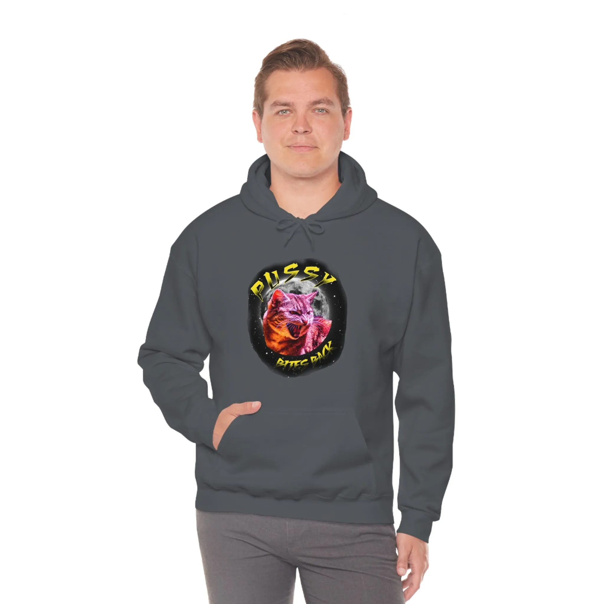 Pussy Bites Back Unisex Heavy Blend™ Hooded Sweatshirt (S-5XL)