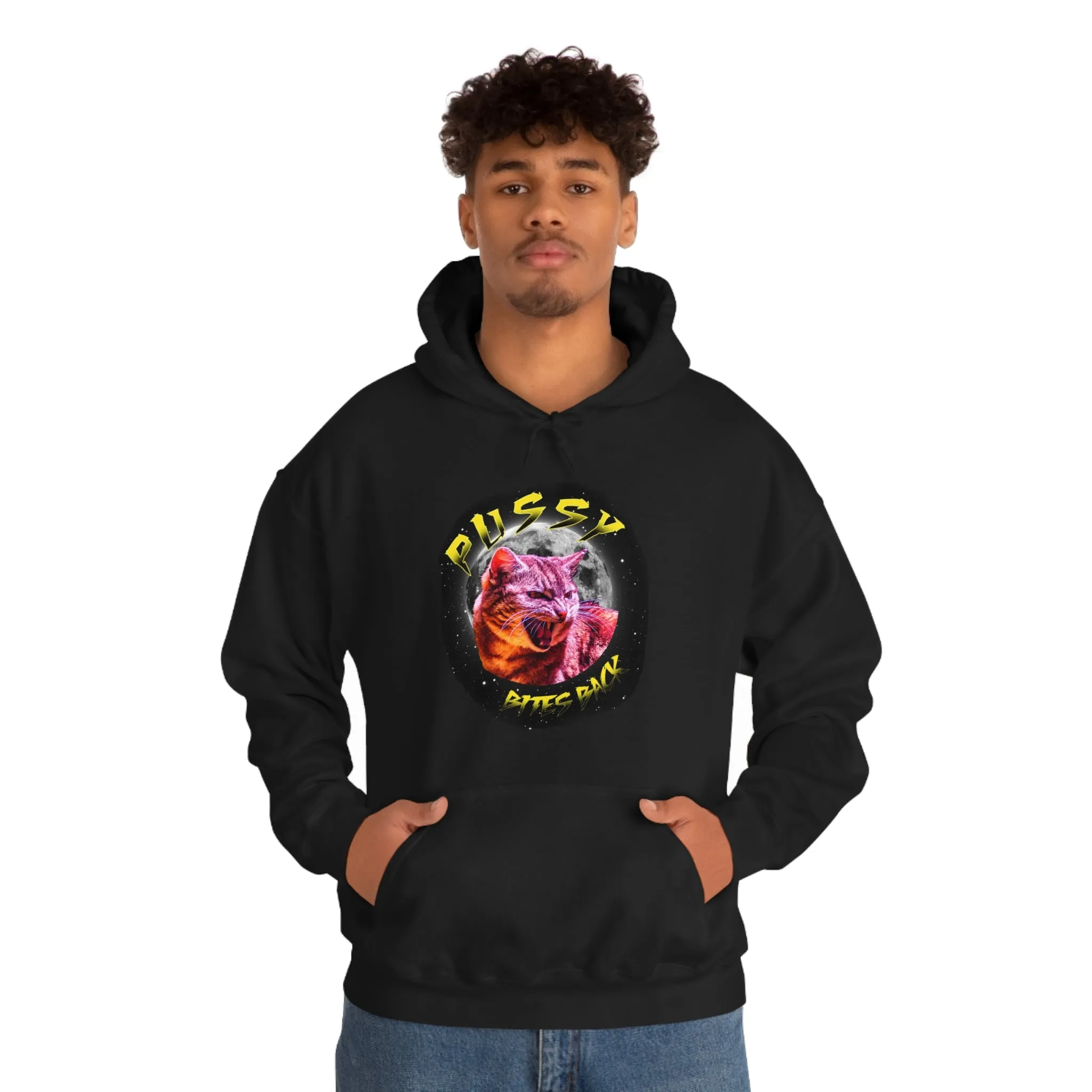 Pussy Bites Back Unisex Heavy Blend™ Hooded Sweatshirt (S-5XL)