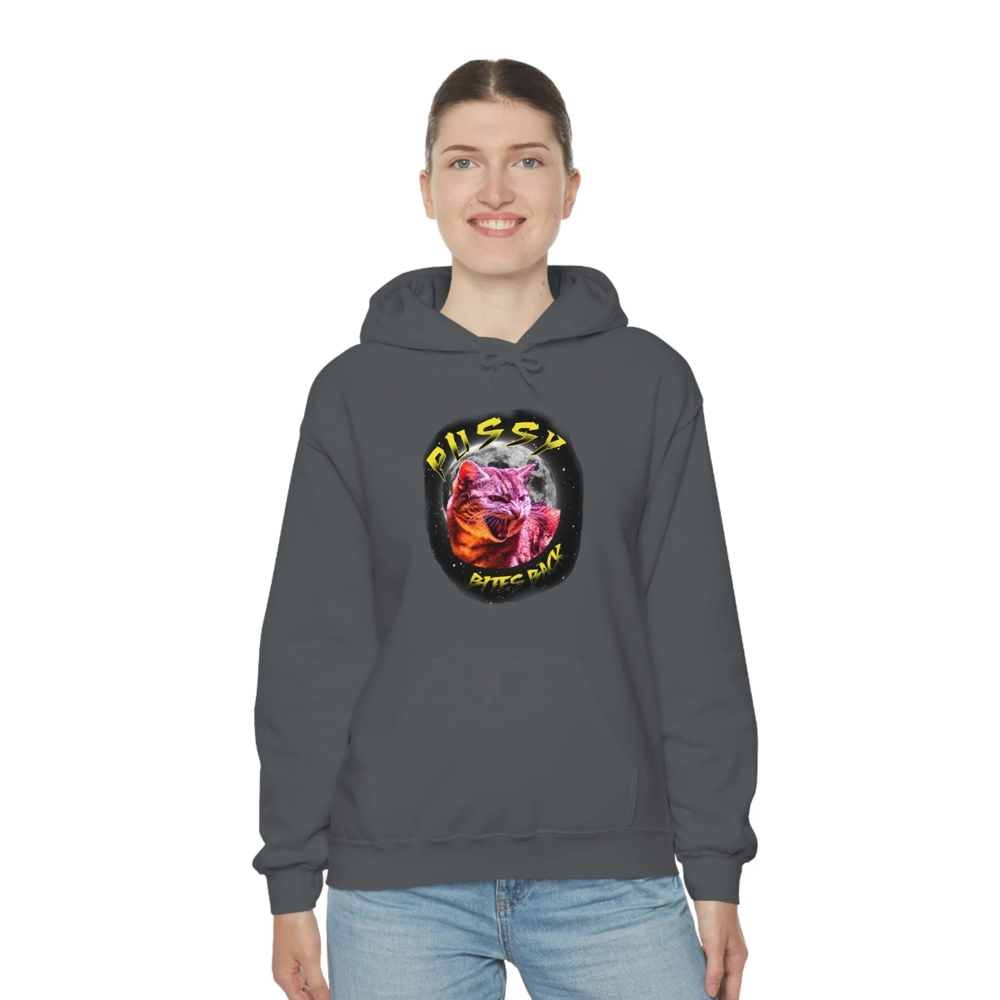 Pussy Bites Back Unisex Heavy Blend™ Hooded Sweatshirt (S-5XL)