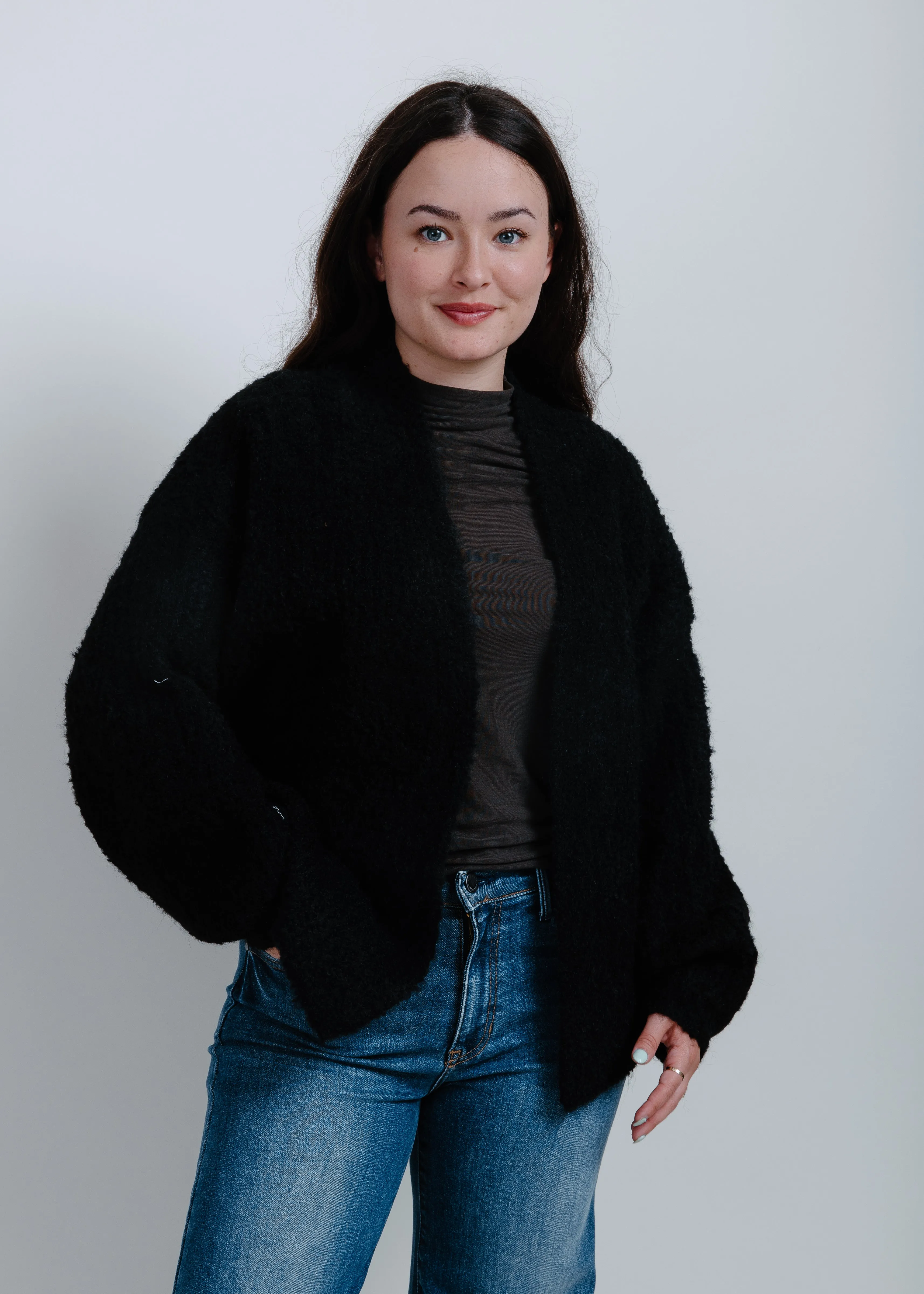 Rainy Nights Cardigan - Black