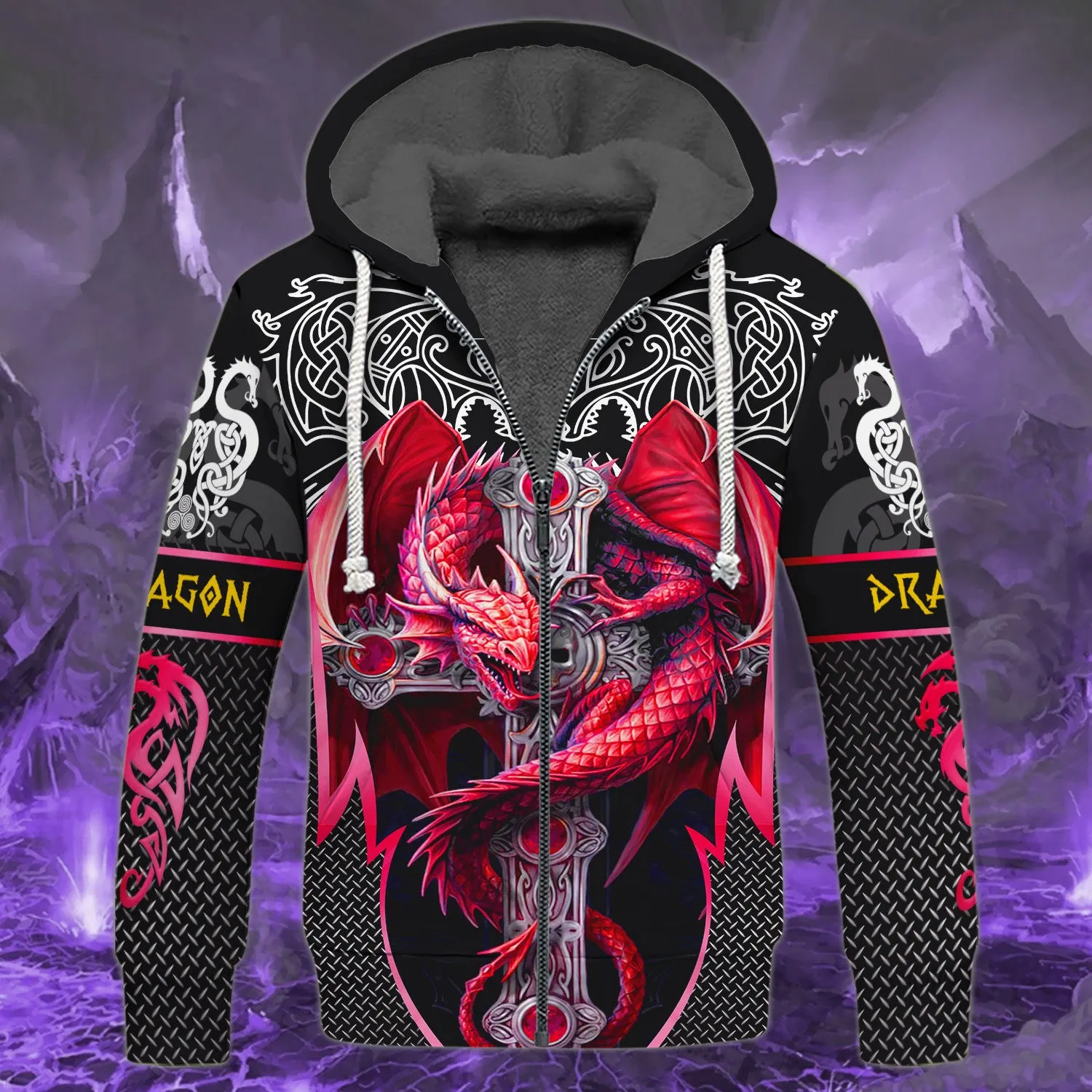 Red Dragon Tattoo 3D Full Print Shirts