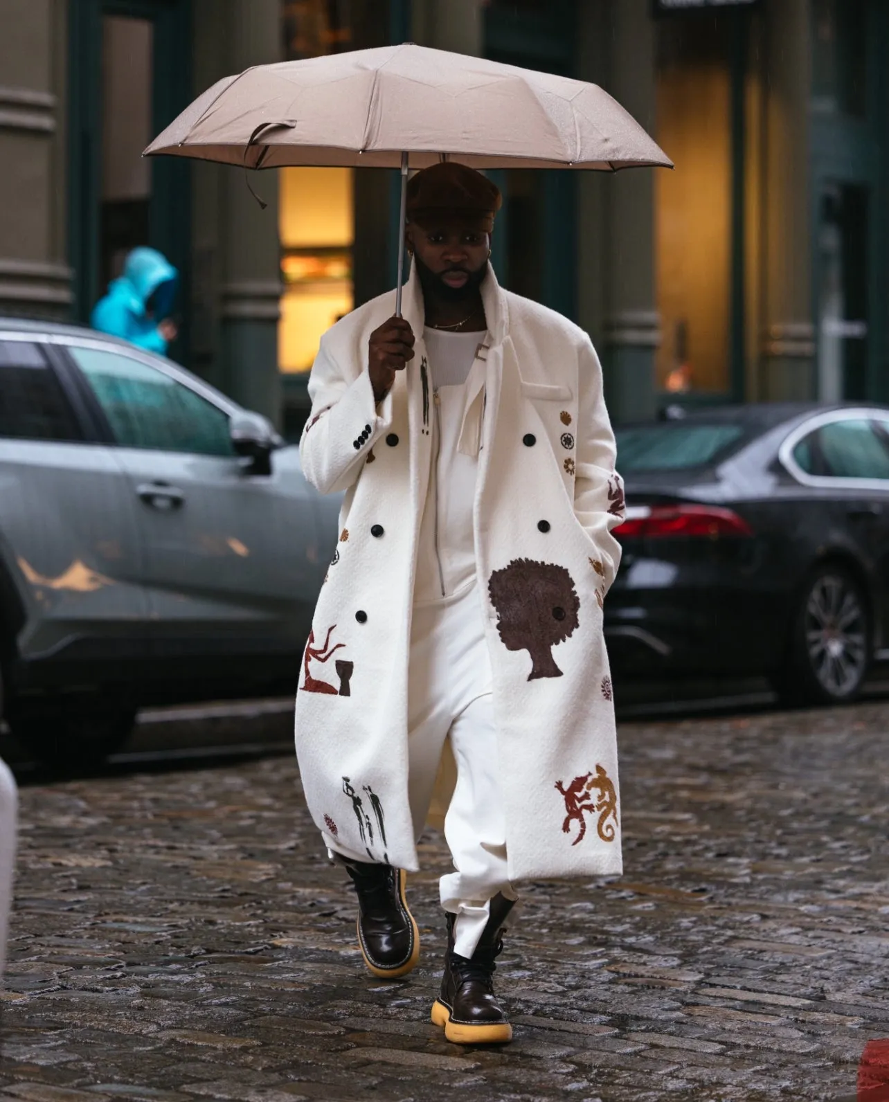 RICHIE ONE OF ONE HAND PAINTED CULTURAL COAT { EXCLUSIVE FOR SPRING