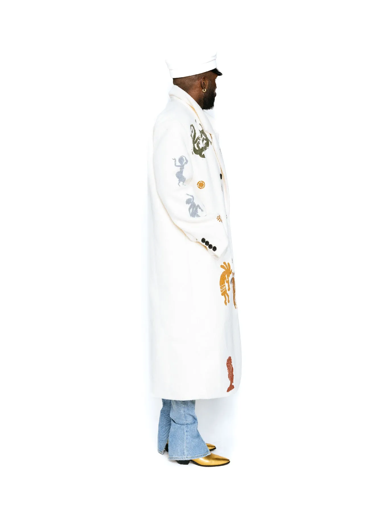 RICHIE ONE OF ONE HAND PAINTED CULTURAL COAT { EXCLUSIVE FOR SPRING