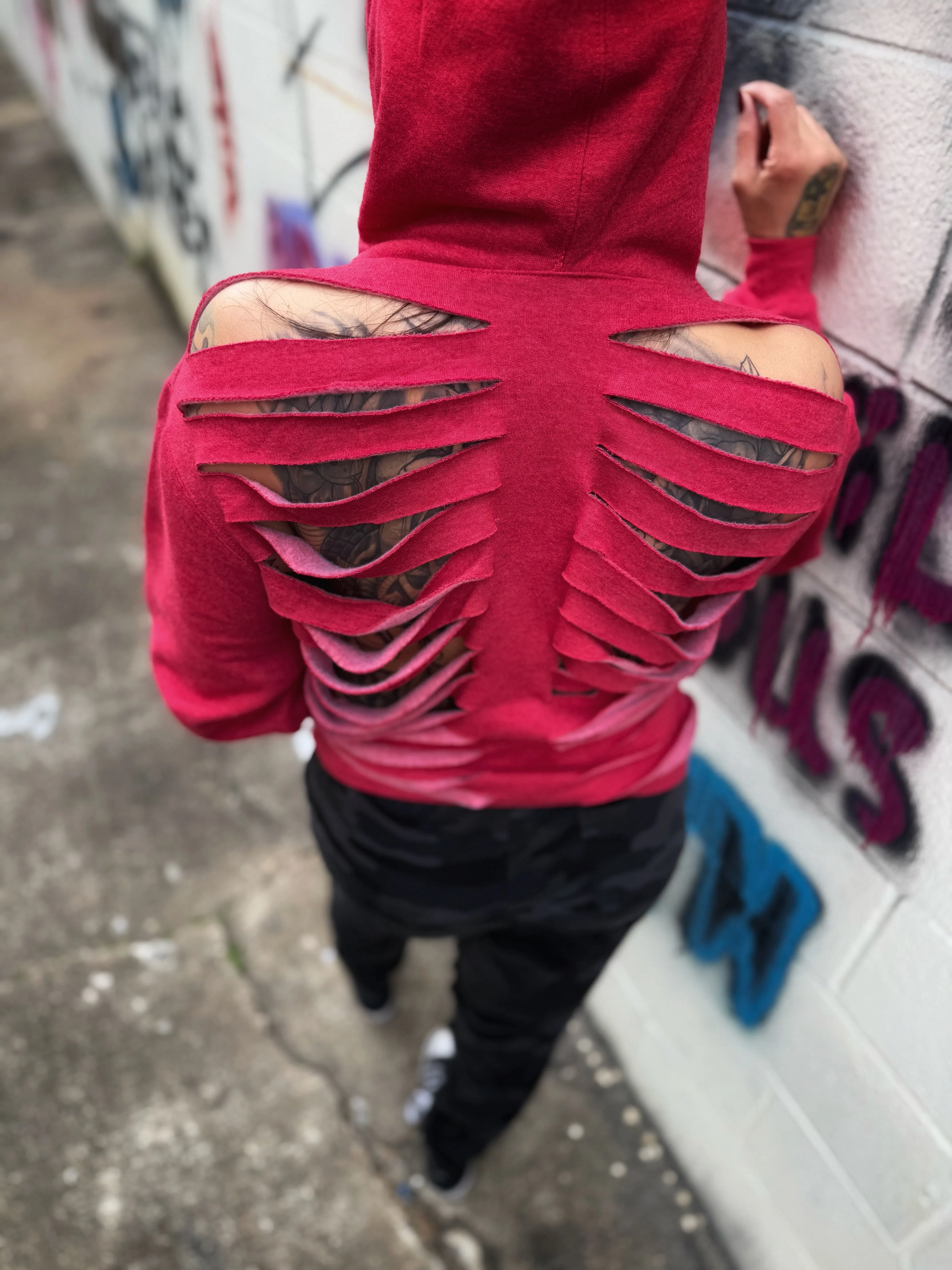 ROAD RASH RED HOODIE 1.0