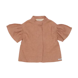 Rosalie Jacket | Rust Metallic