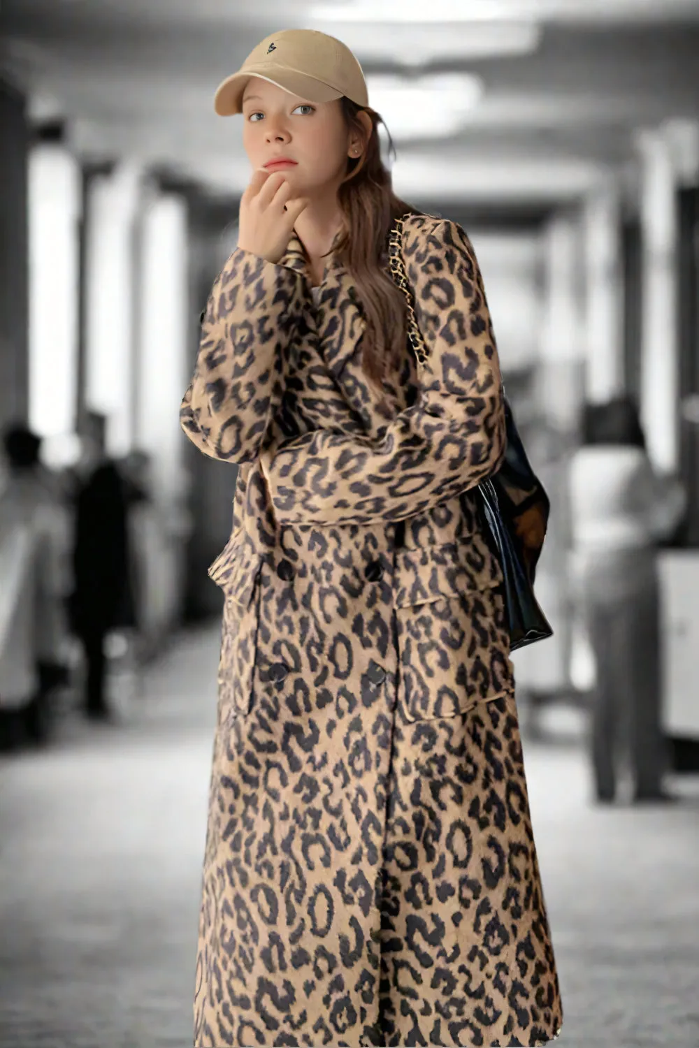 Savanna Luxe Leopard Coat