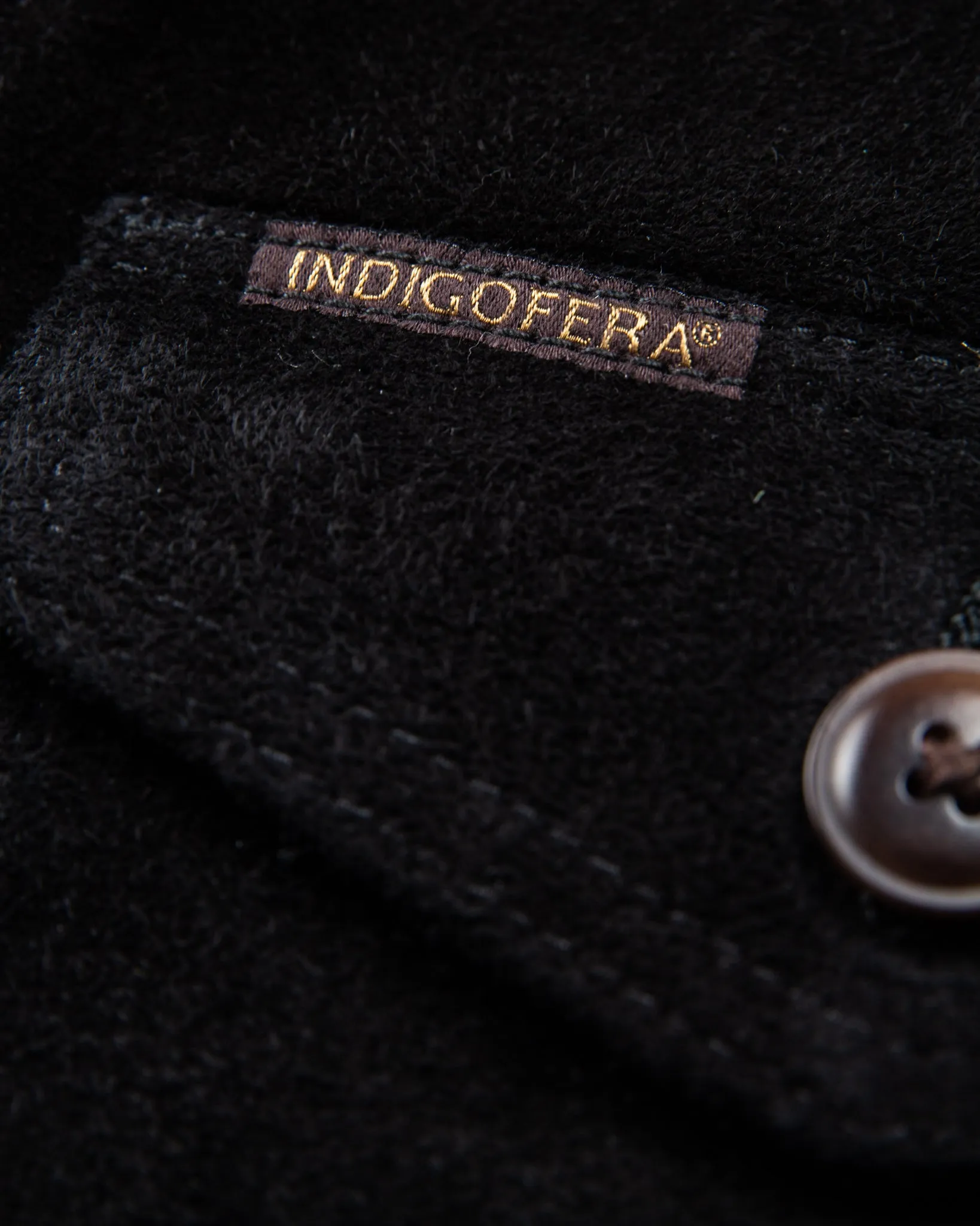 Second Hand Indigofera Harrison Leather Vest Black Size L