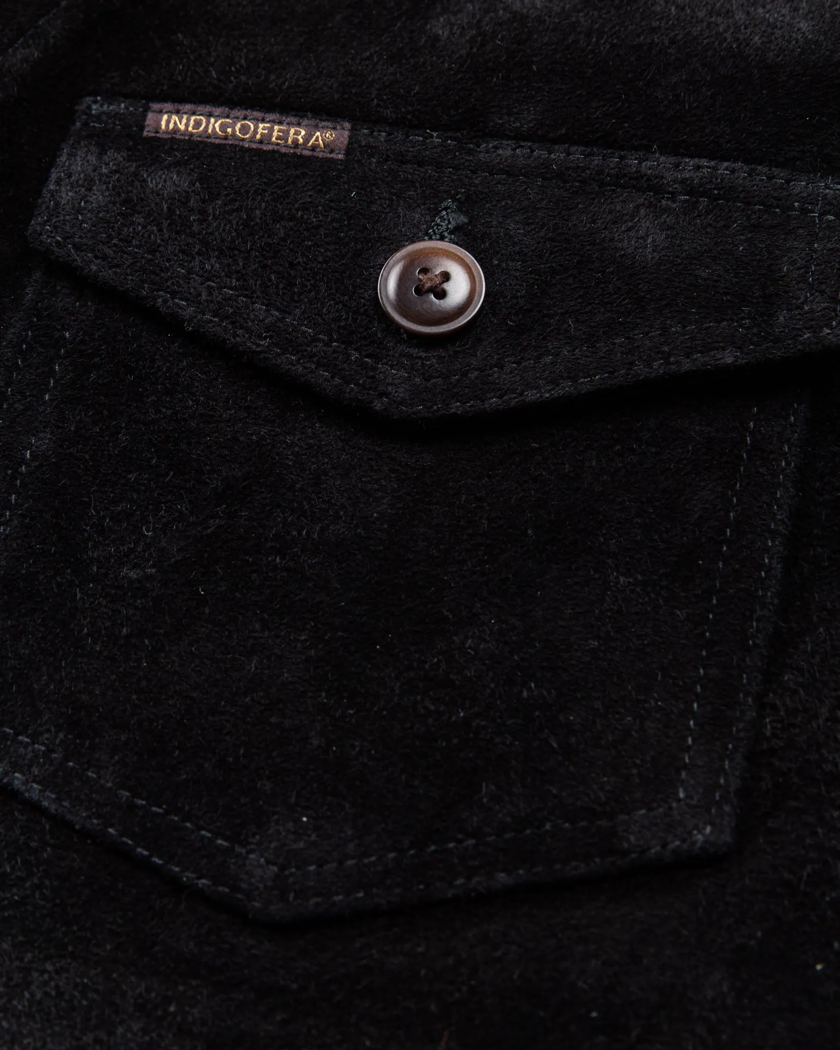 Second Hand Indigofera Harrison Leather Vest Black Size L