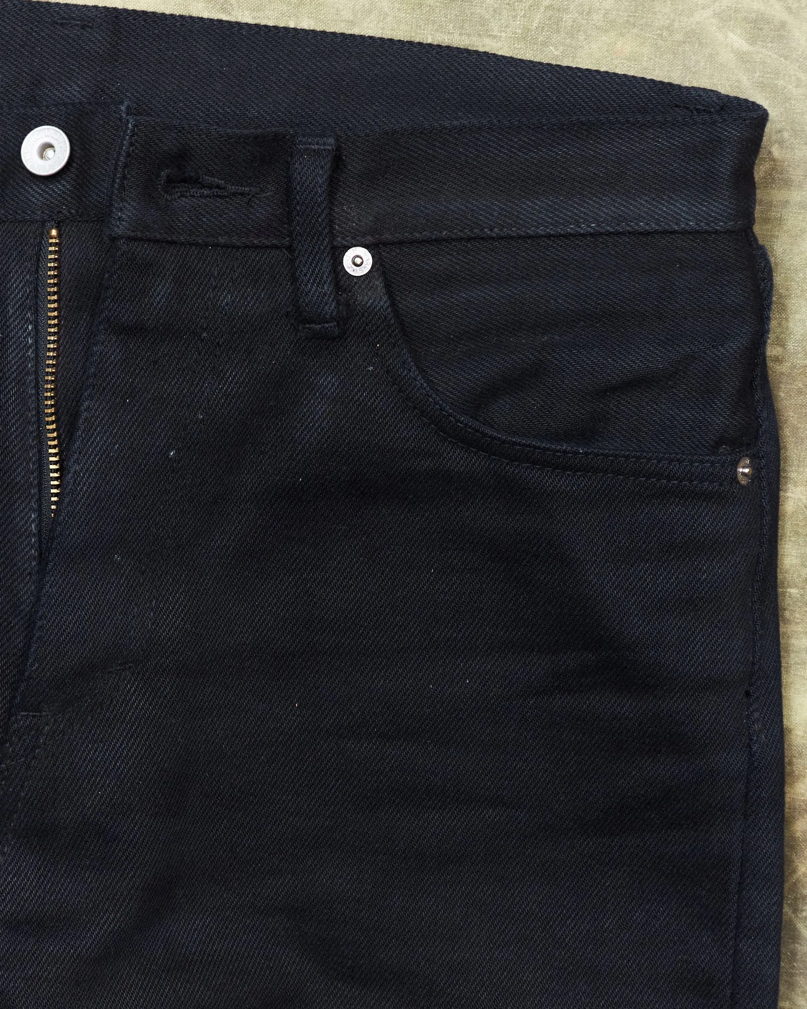 Second Hand Iron Heart 21oz Black Jeans W34