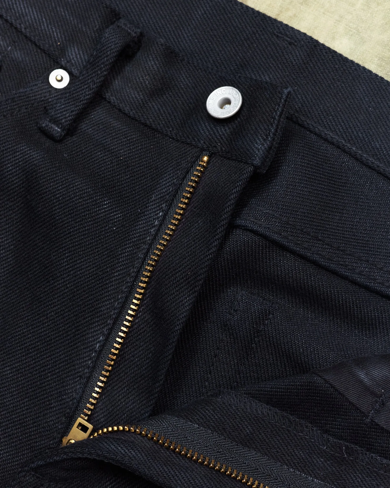 Second Hand Iron Heart 21oz Black Jeans W34