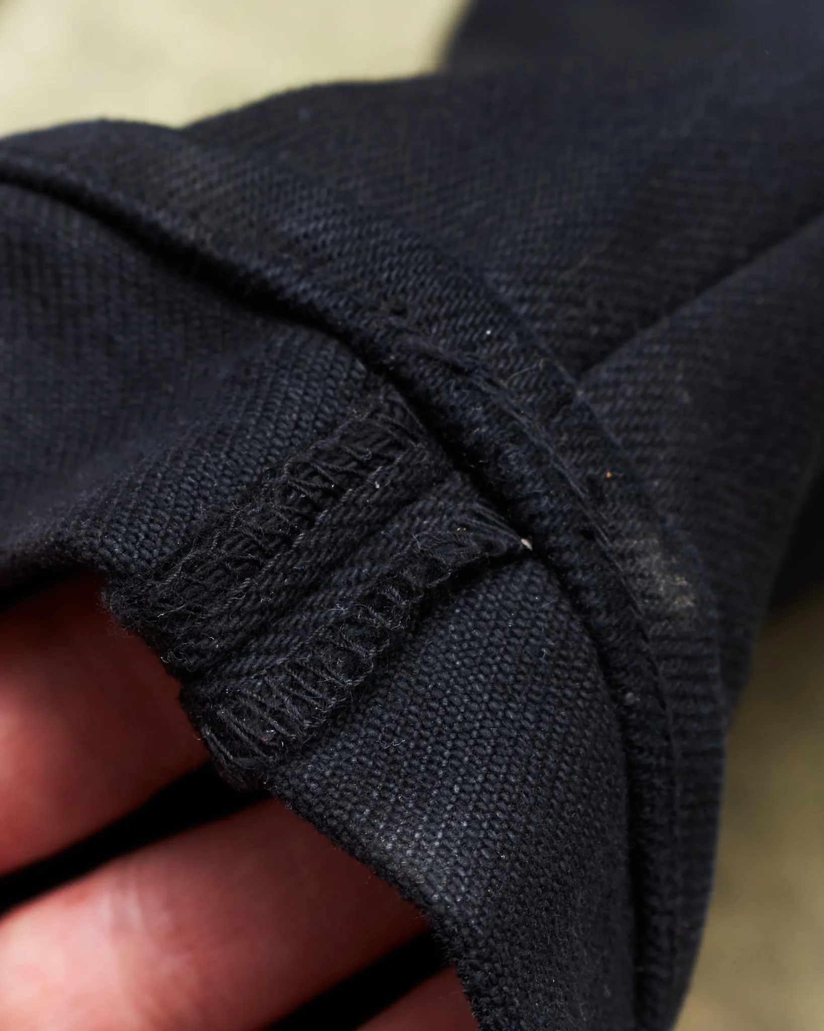 Second Hand Iron Heart 21oz Black Jeans W34