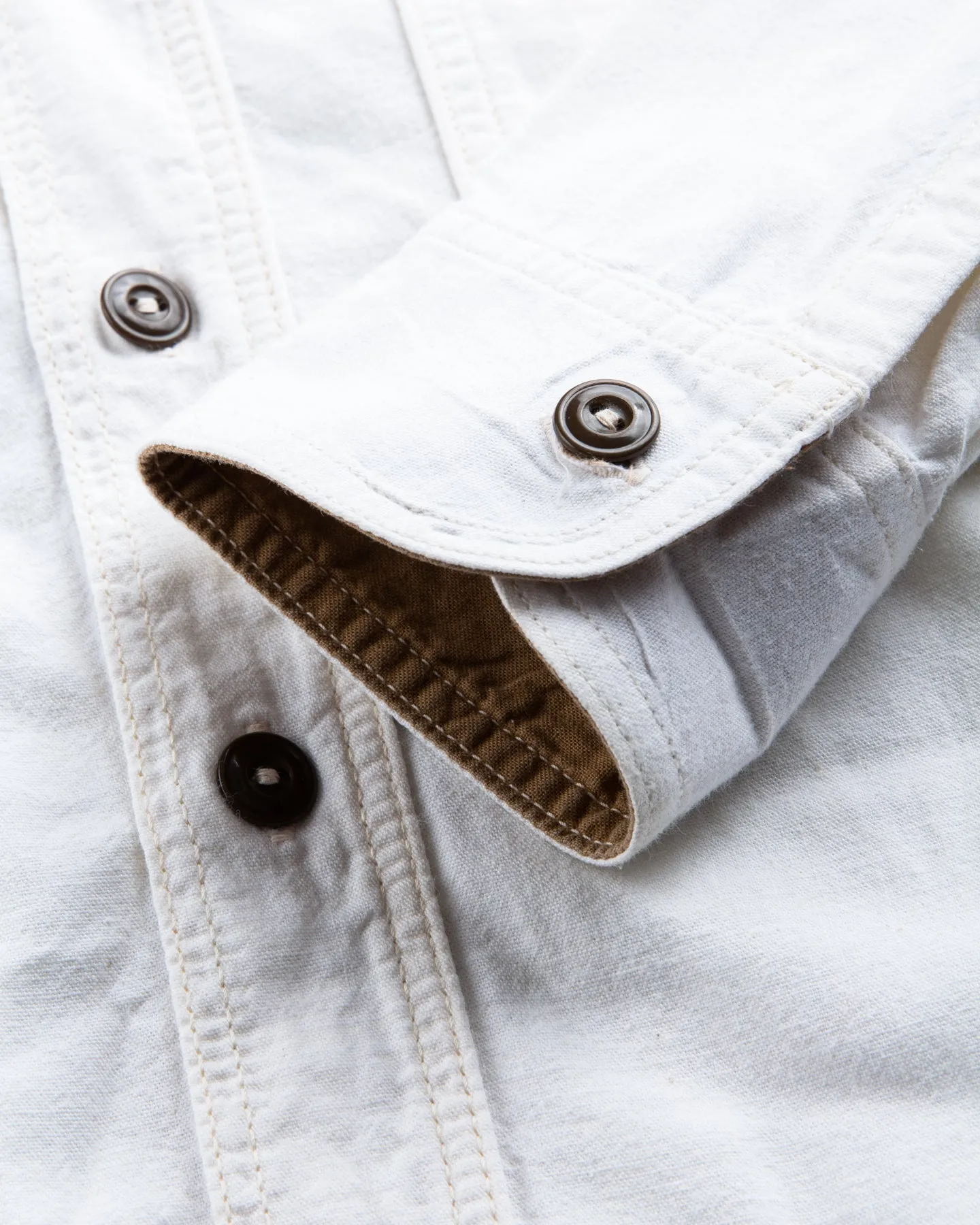 Second Hand Momotaro Work Shirt White Size 40