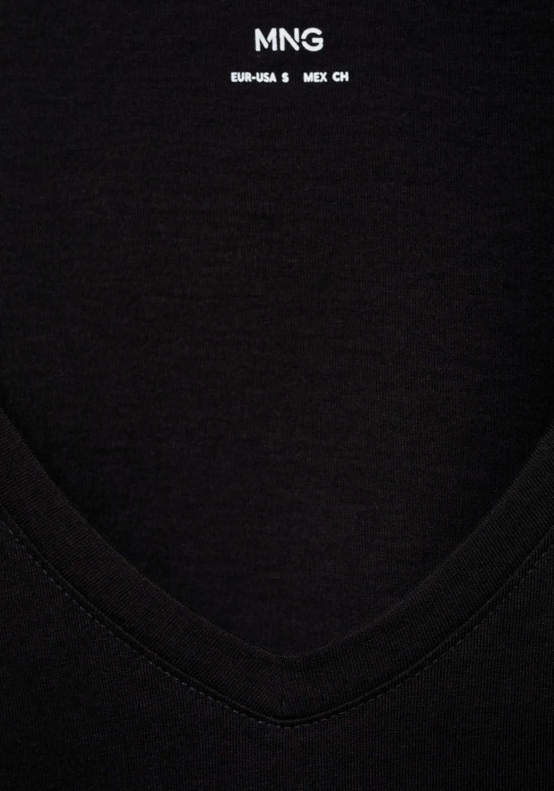 Short-sleeved cotton t-shirt - Black