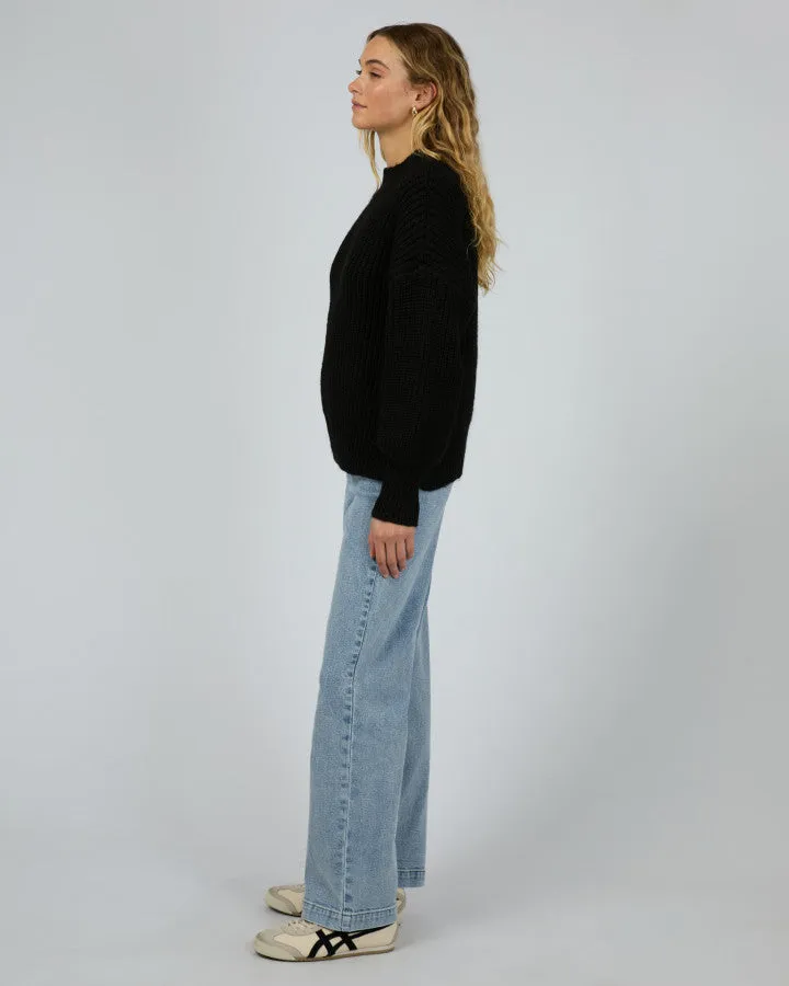 Silent Theory Mari Knit Jumper - Black