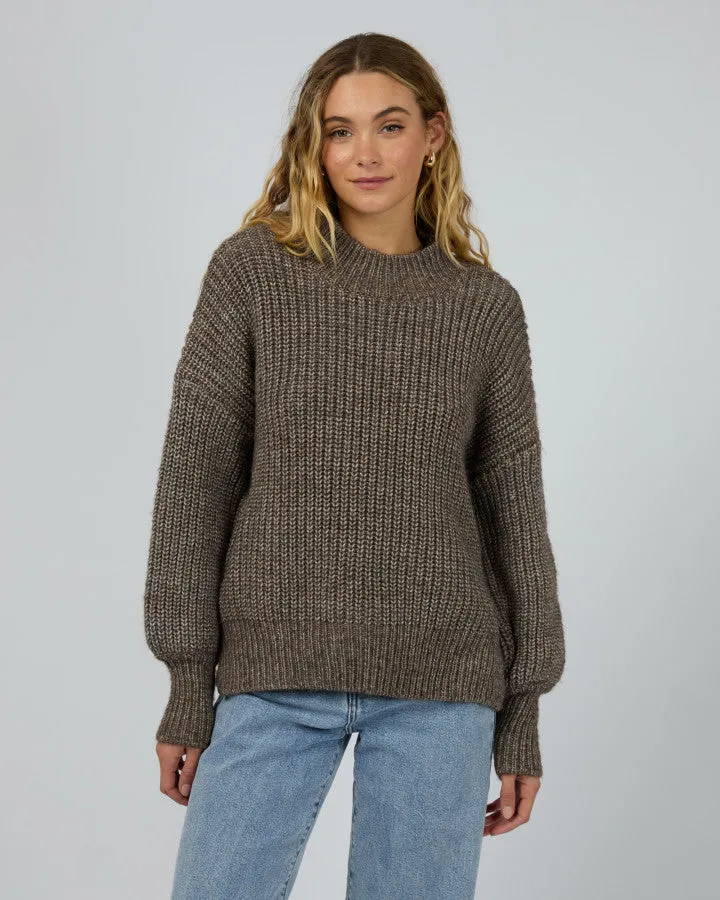 Silent Theory Mari Knit Jumper - Brown