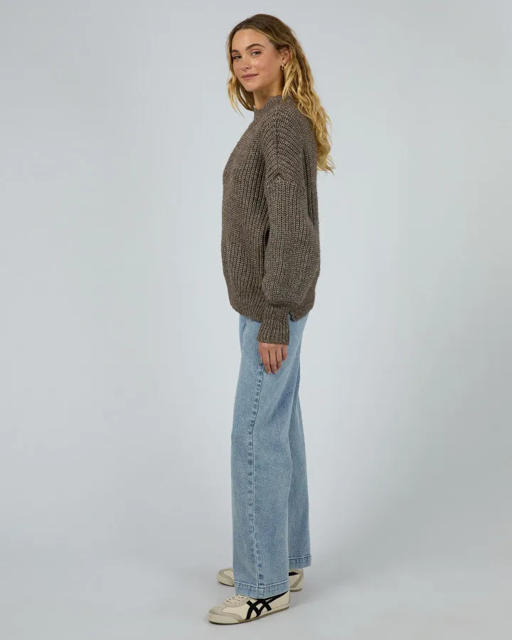 Silent Theory Mari Knit Jumper - Brown