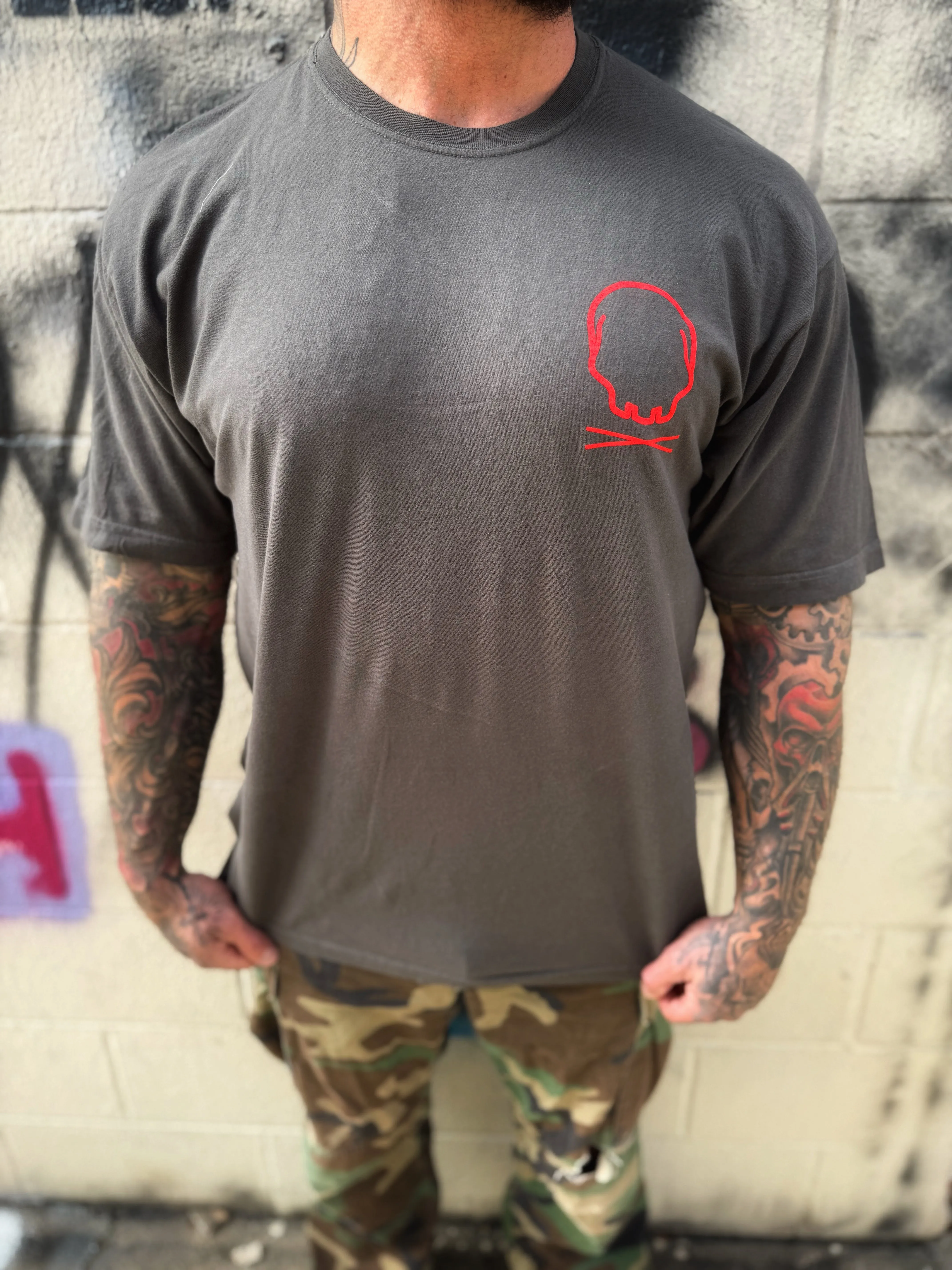 SMOKE E'M VINTAGE TEE *PEPPER*