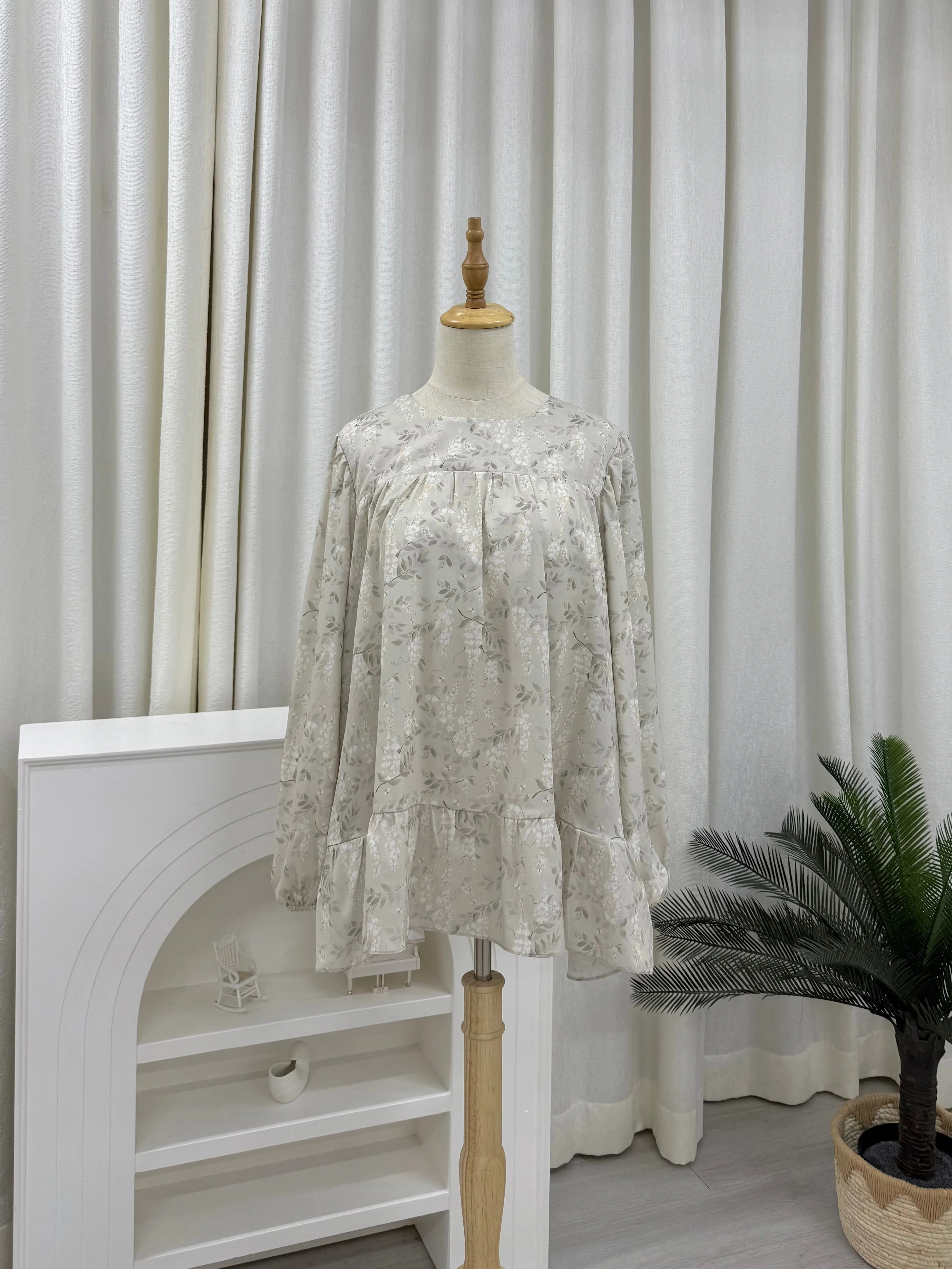 Sofia Printed Ruffles Top