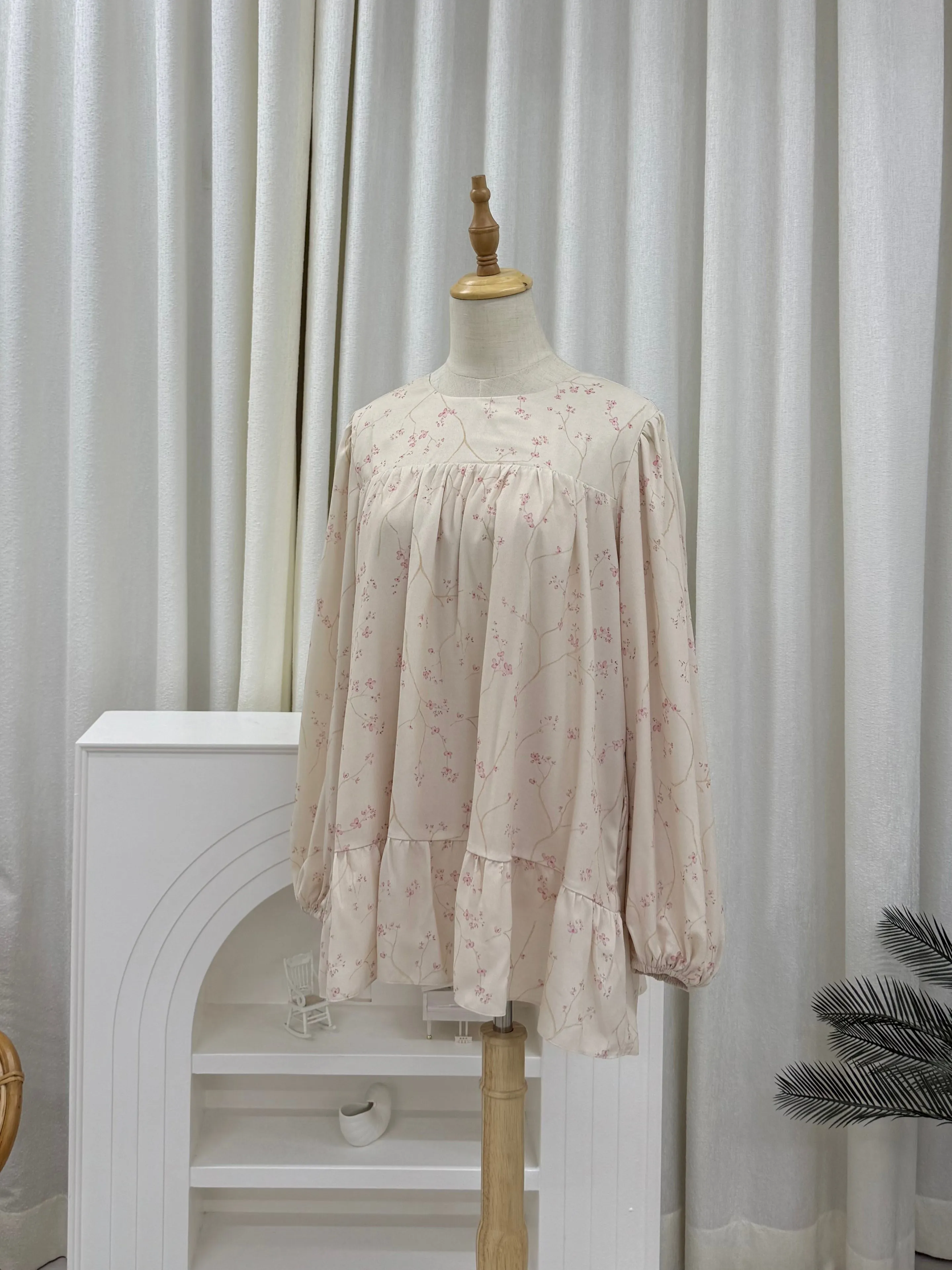 Sofia Printed Ruffles Top