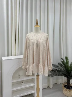 Sofia Printed Ruffles Top
