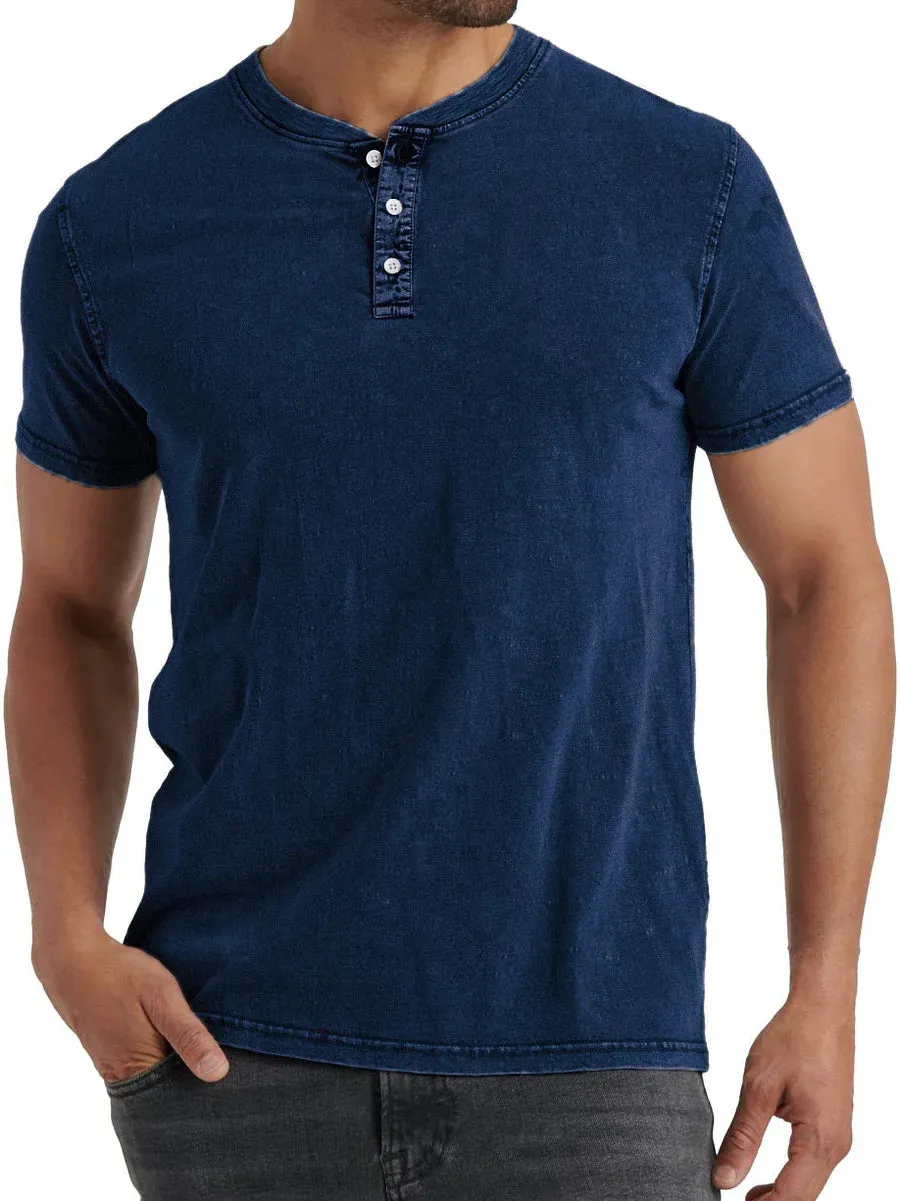 Soft Touch Shortsleeve Henley T Shirt for Men