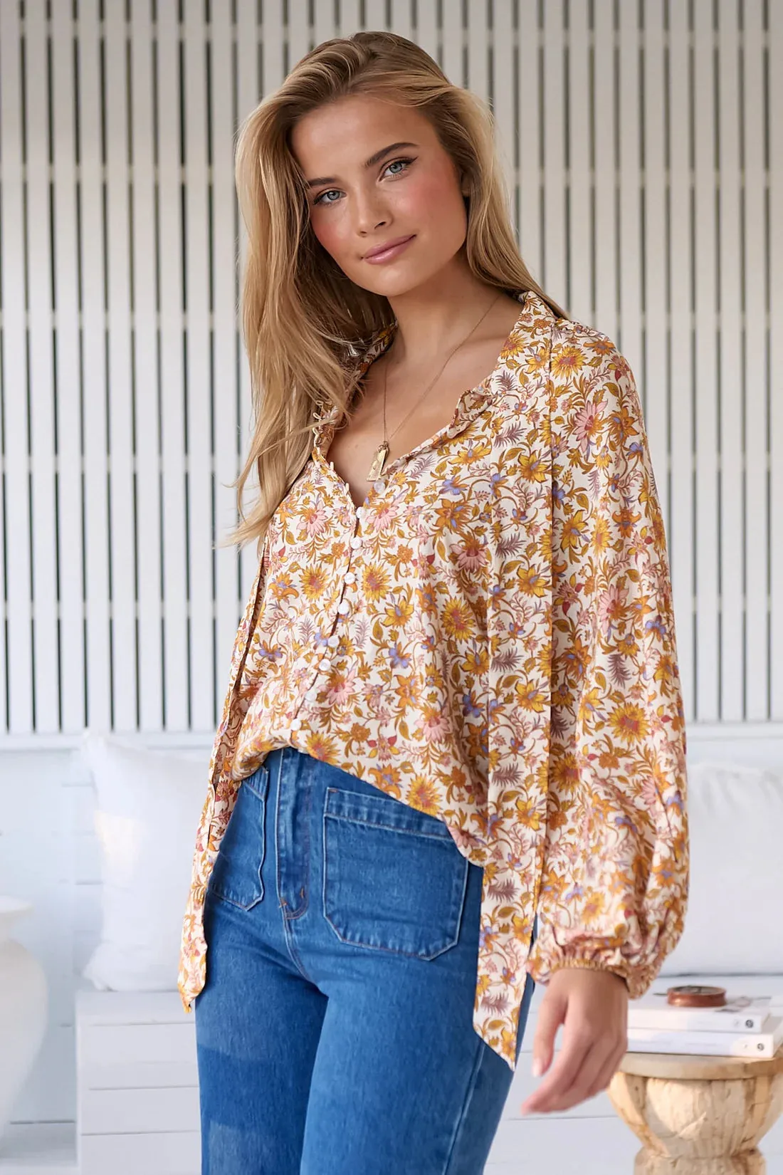 Solara Print Imogen Blouse