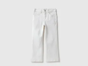 Solid Boot-Leg Fit Jeans
