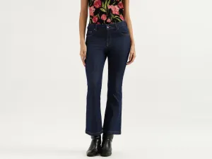 Solid Boot-leg Fit Jeans