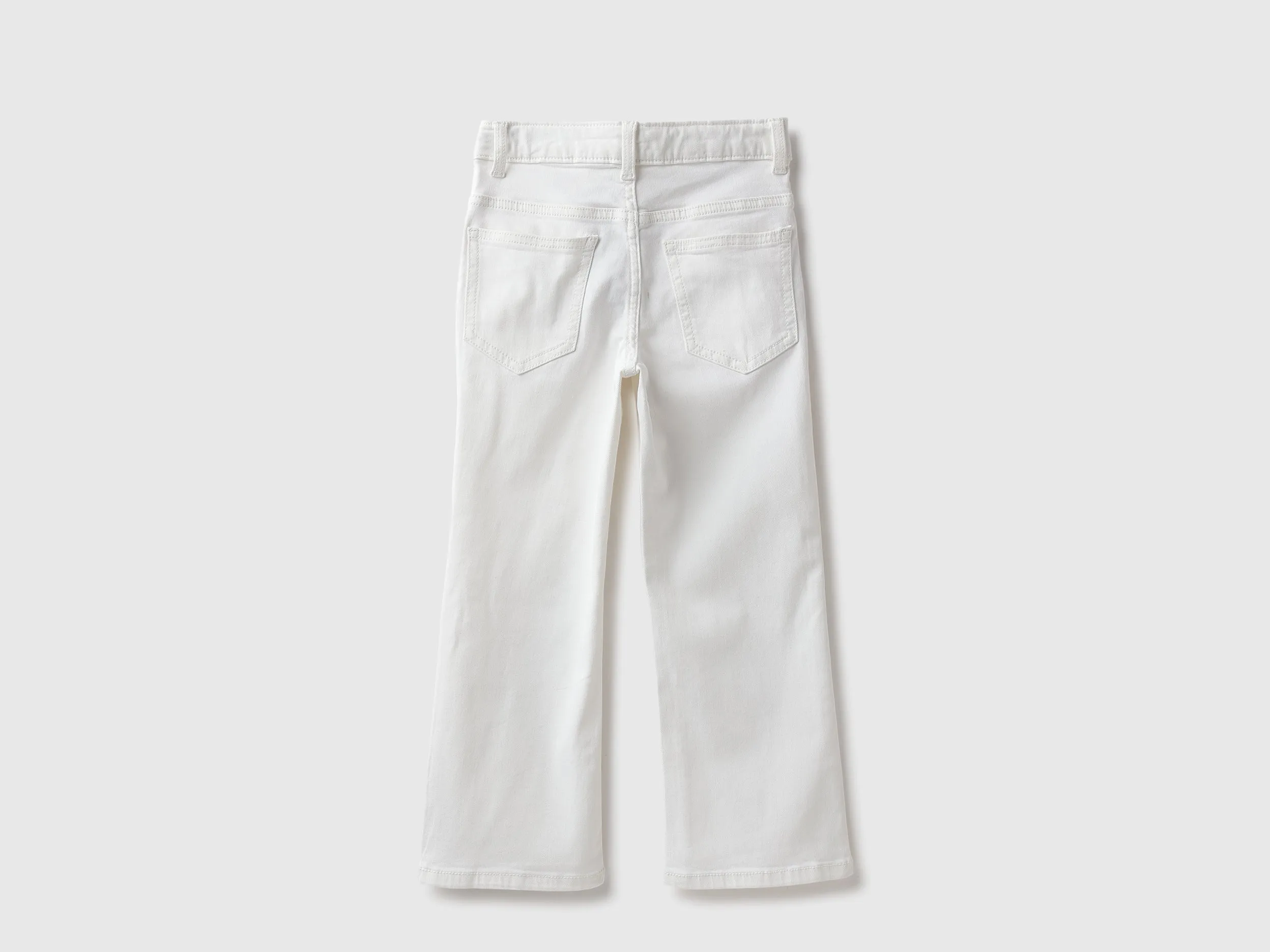 Solid Boot-Leg Fit Jeans